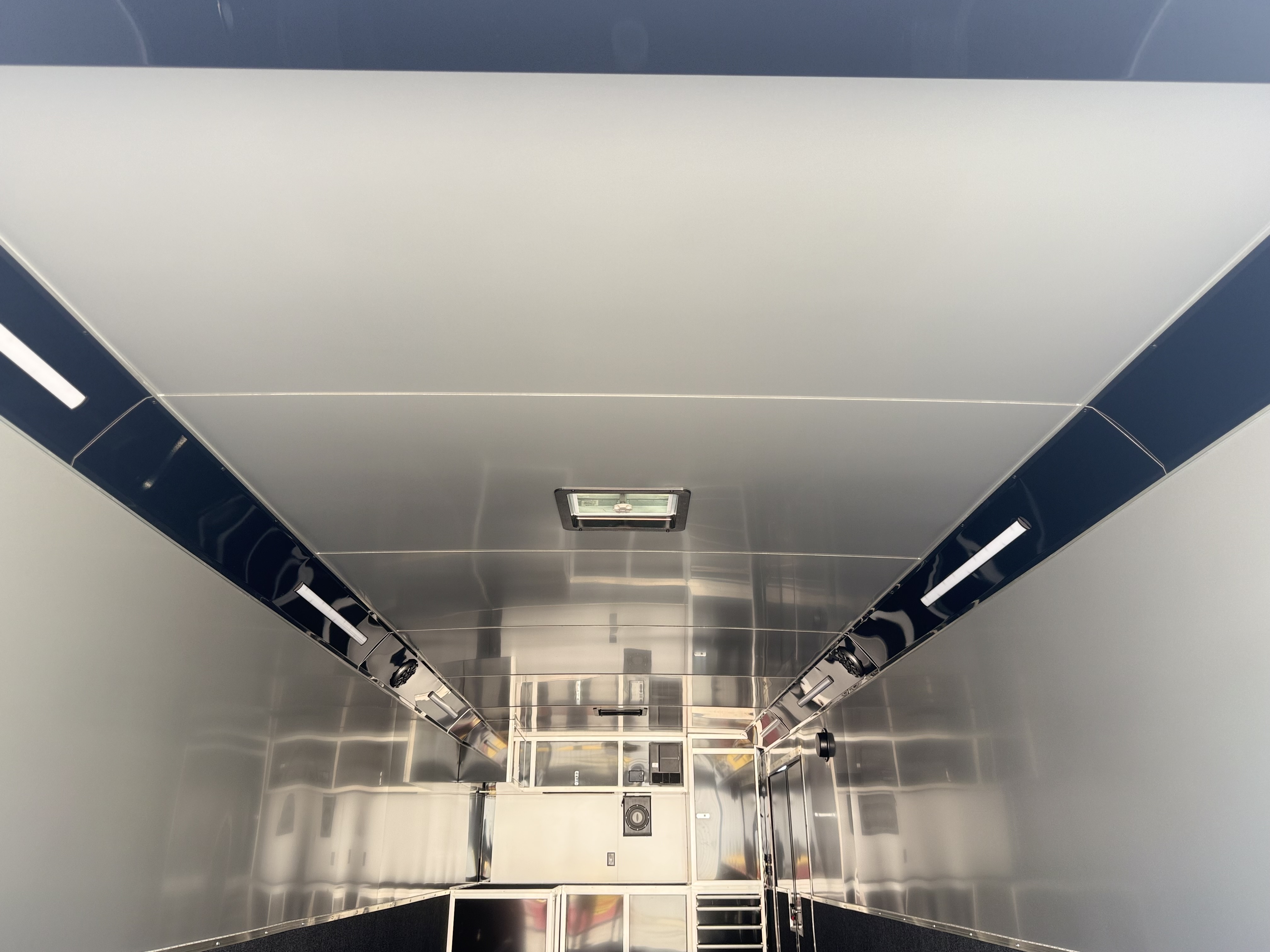 2026 American Hauler 8.5x28 Silver Hawk Tandem Axle Enclosed Race Car Hauler Trailer Cargo Trailer