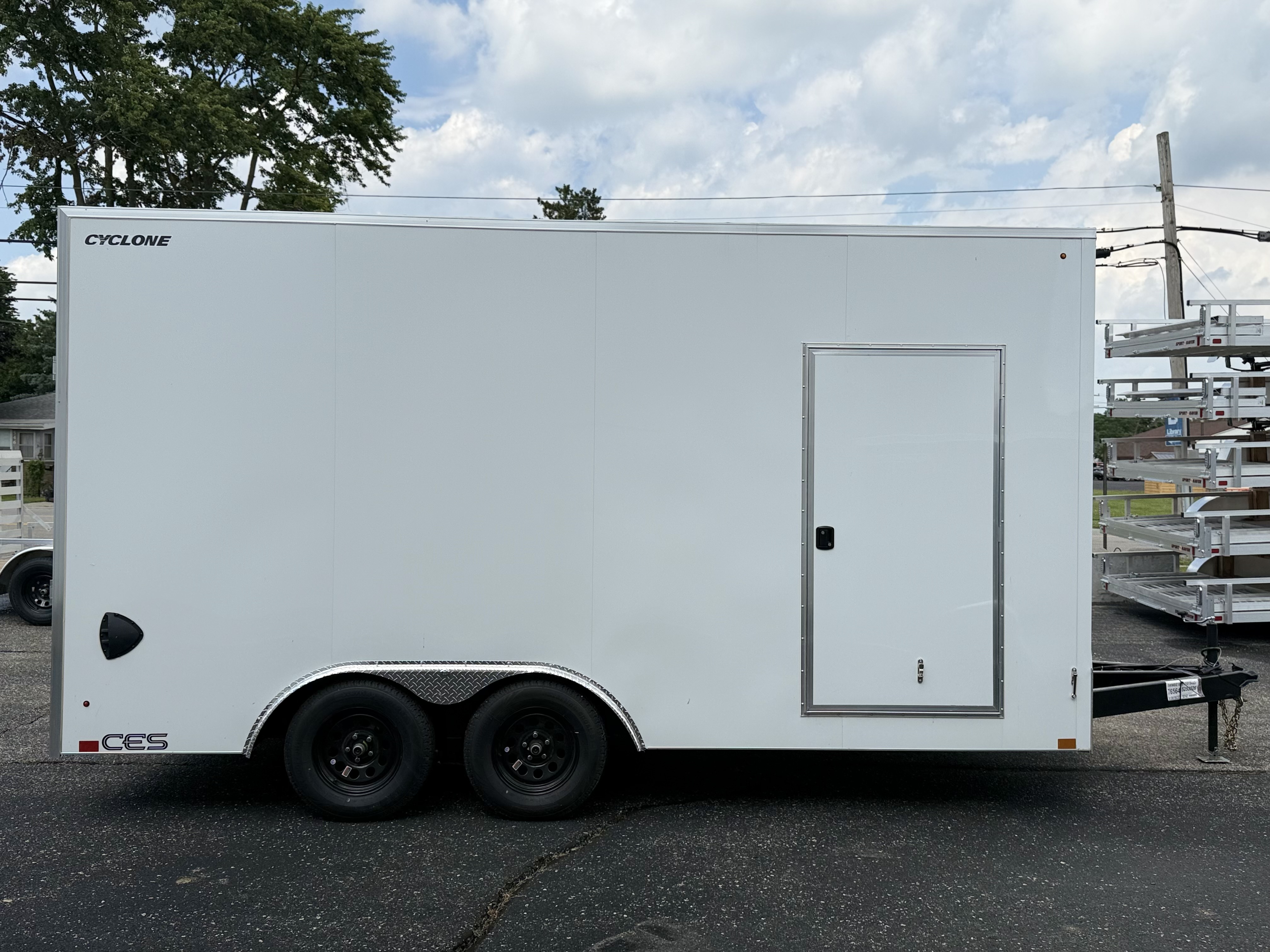 2027 Legend 8.5x18 Cyclone Steel V-Nose Tandem Axle Enclosed Cargo Trailer Trailer