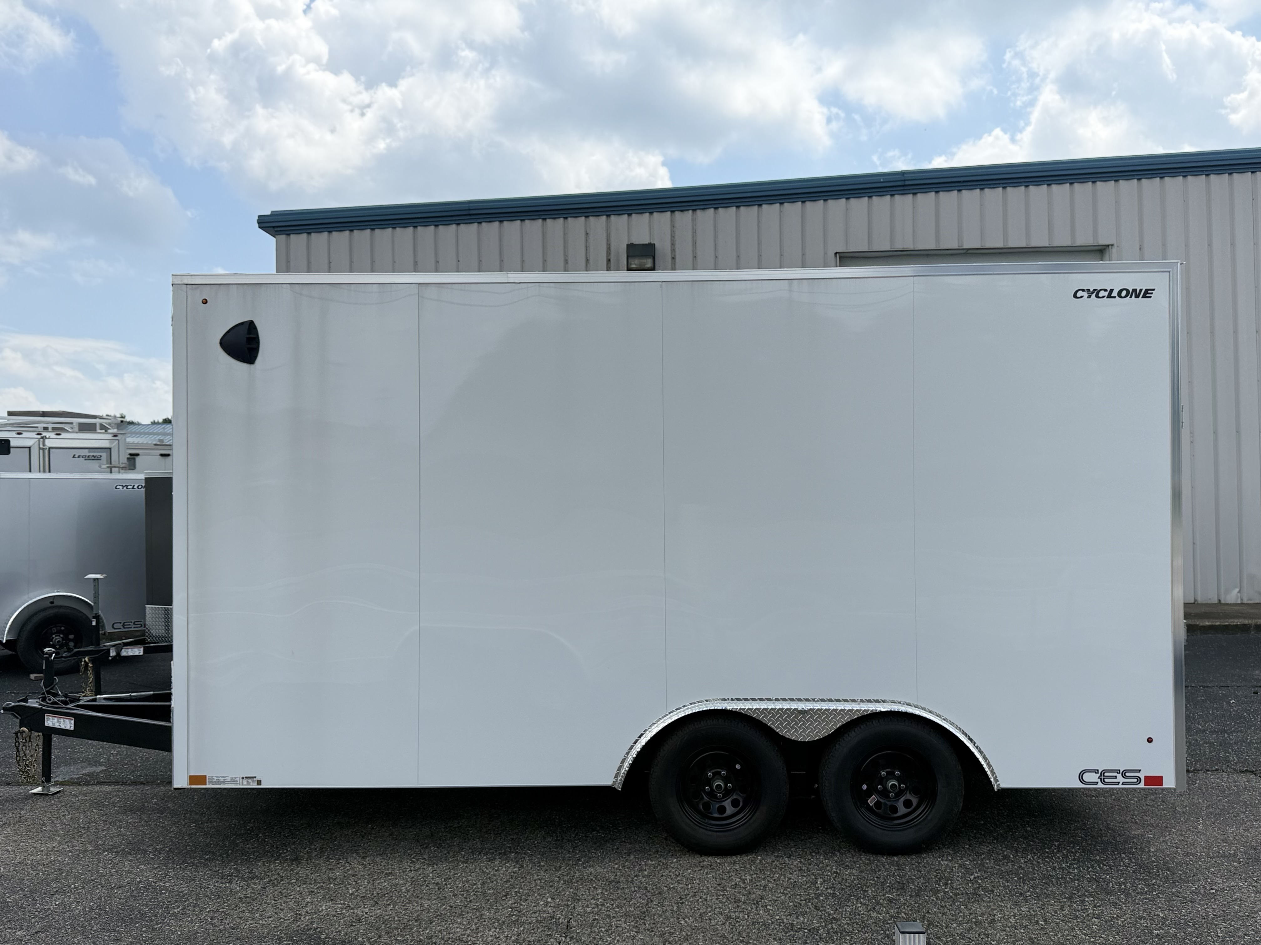 2027 Legend 8.5x18 Cyclone Steel V-Nose Tandem Axle Enclosed Cargo Trailer Trailer