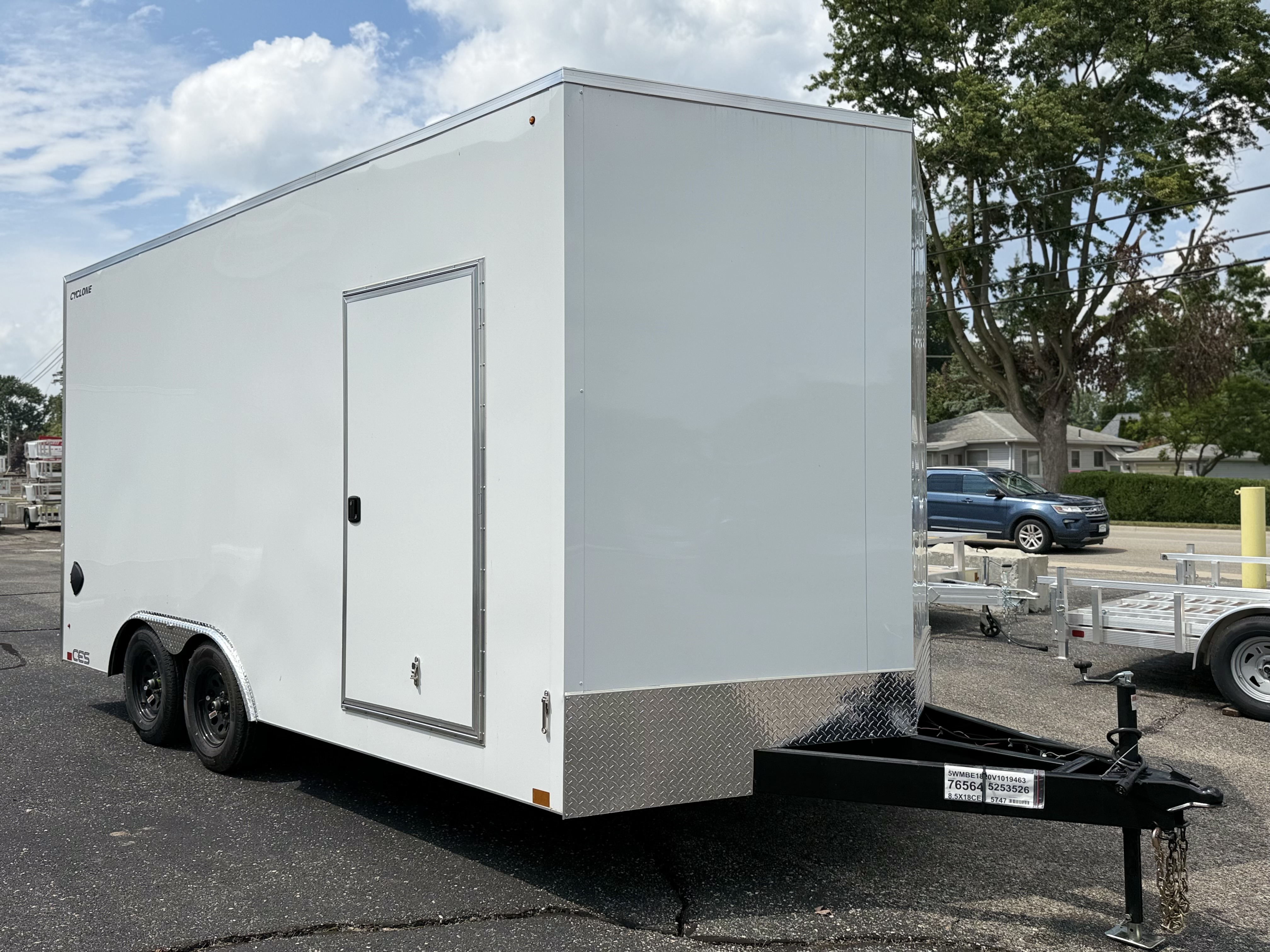 2027 Legend 8.5x18 Cyclone Steel V-Nose Tandem Axle Enclosed Cargo Trailer Trailer