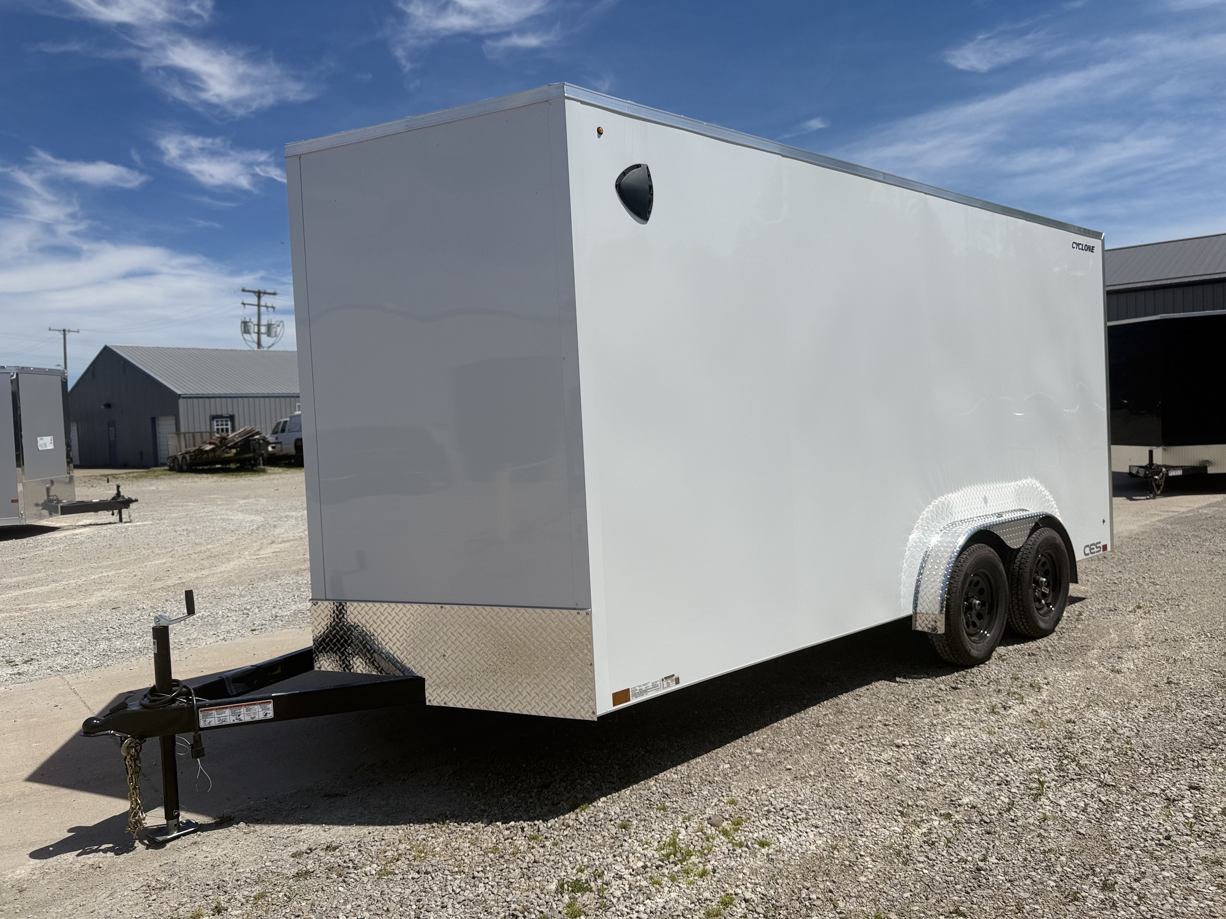 2027 Legend 7.5x18 Cyclone Steel V-Nose Tandem Axle Enclosed Cargo Trailer Cargo Trailer