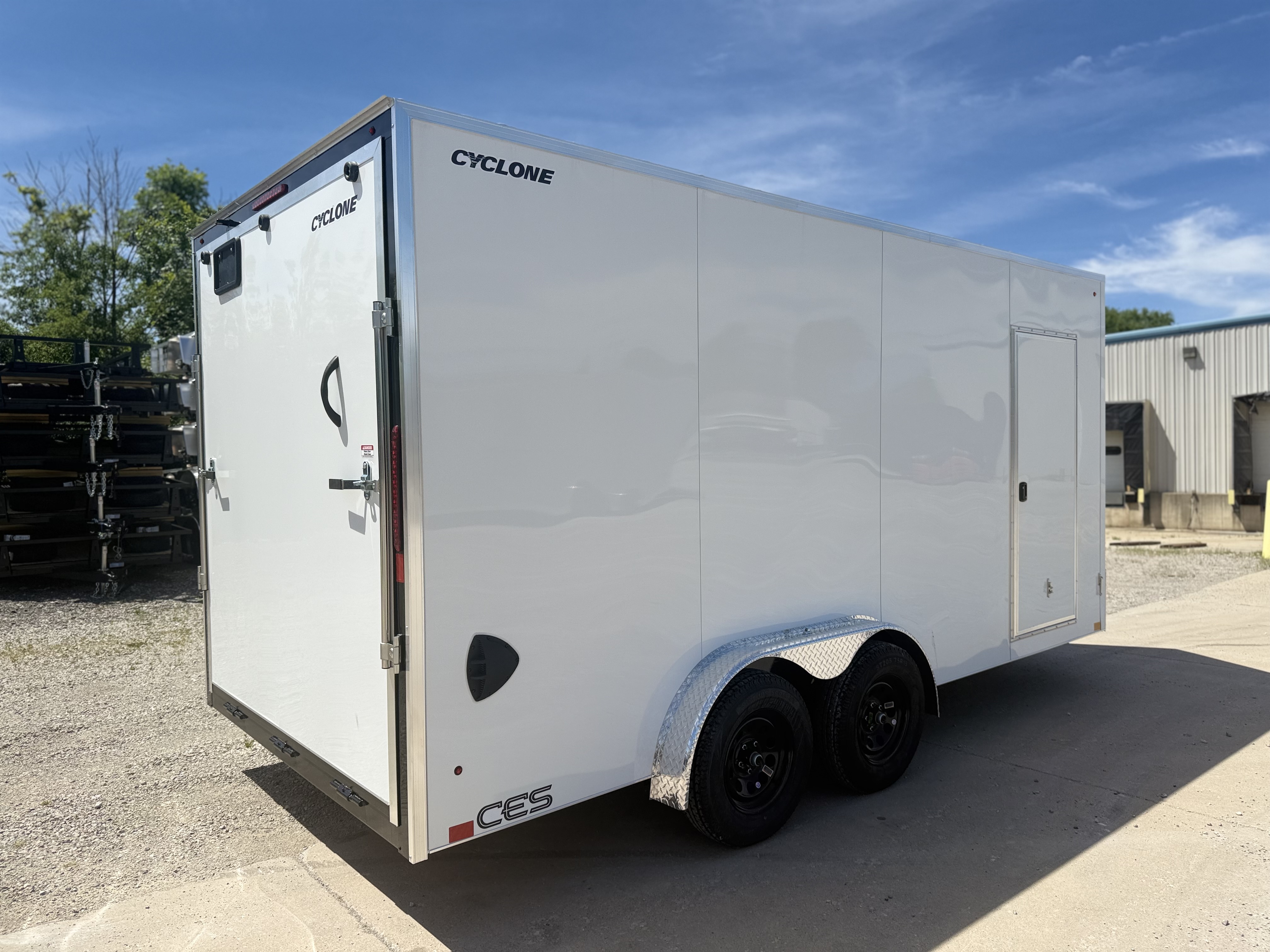 2027 Legend 7.5x18 Cyclone Steel V-Nose Tandem Axle Enclosed Cargo Trailer Cargo Trailer