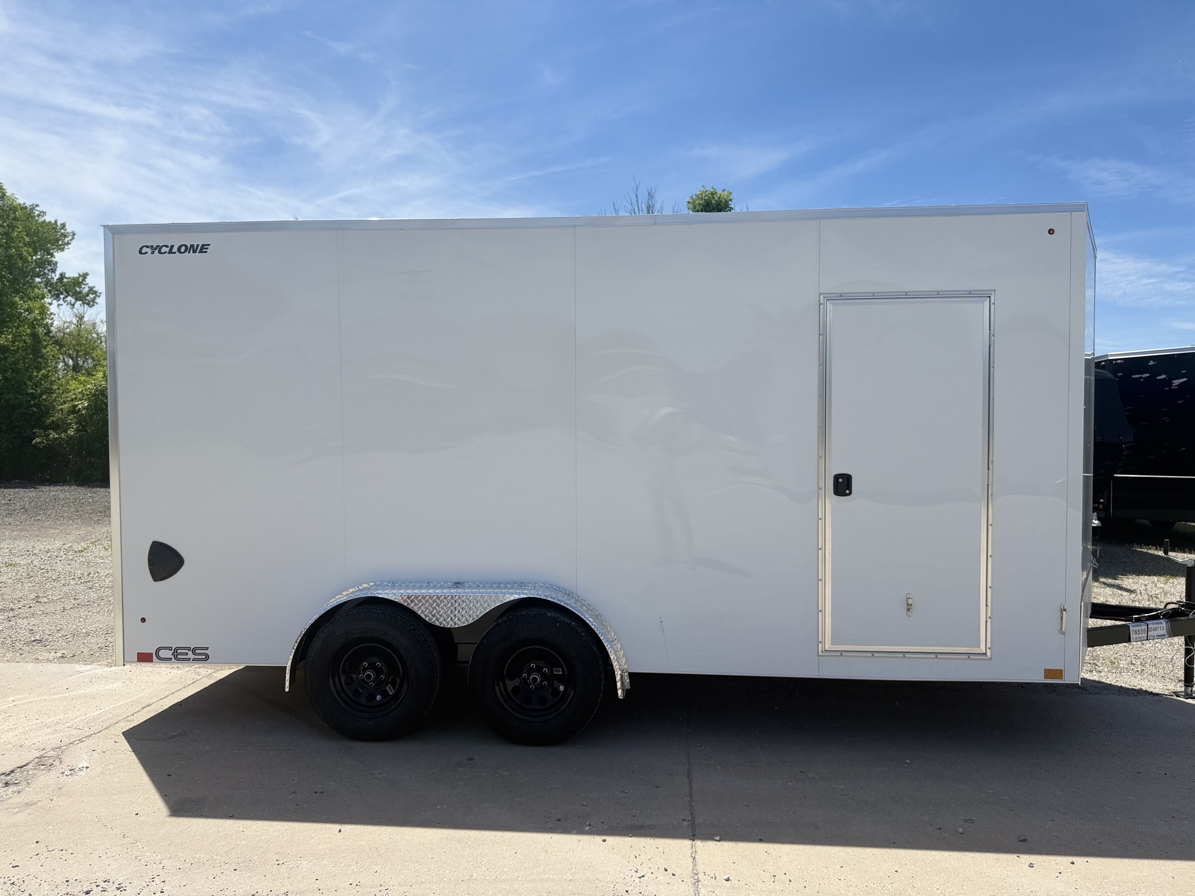 2027 Legend 7.5x18 Cyclone Steel V-Nose Tandem Axle Enclosed Cargo Trailer Cargo Trailer