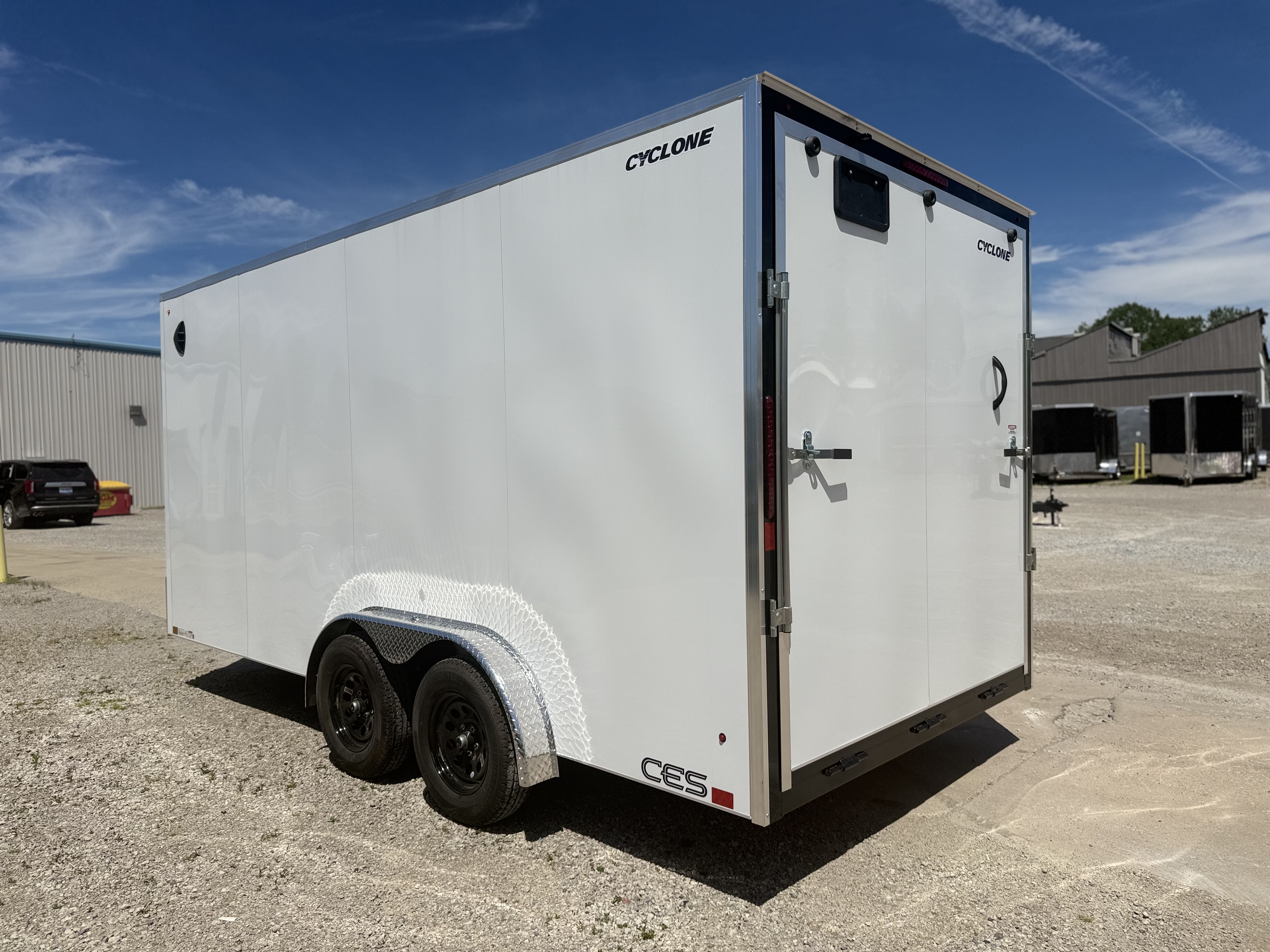 2027 Legend 7.5x18 Cyclone Steel V-Nose Tandem Axle Enclosed Cargo Trailer Cargo Trailer