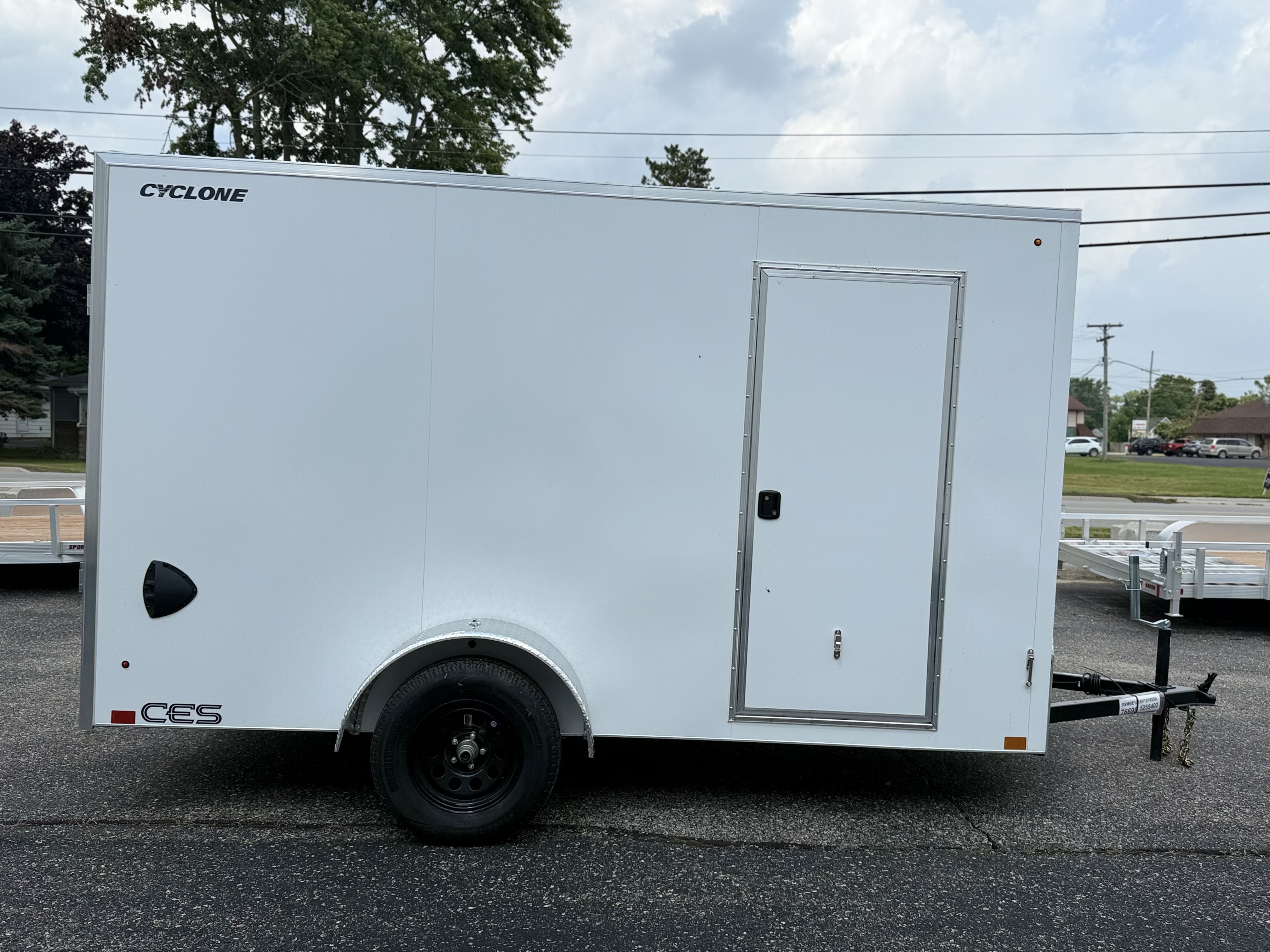 2027 Legend 6x13 Cyclone Steel V-Nose Single Axle Enclosed Cargo Trailer Cargo Trailer
