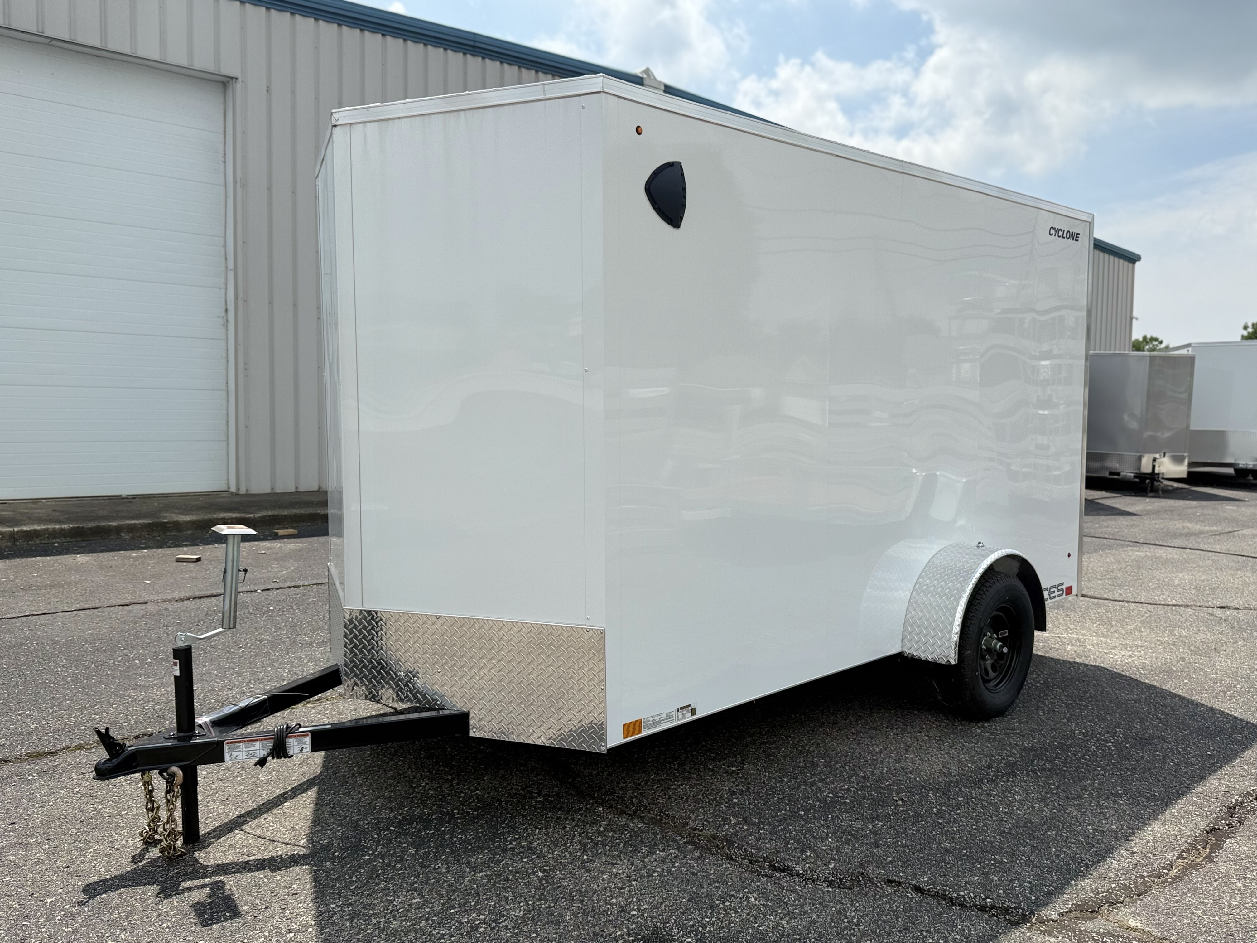 2027 Legend 6x13 Cyclone Steel V-Nose Single Axle Enclosed Cargo Trailer Cargo Trailer