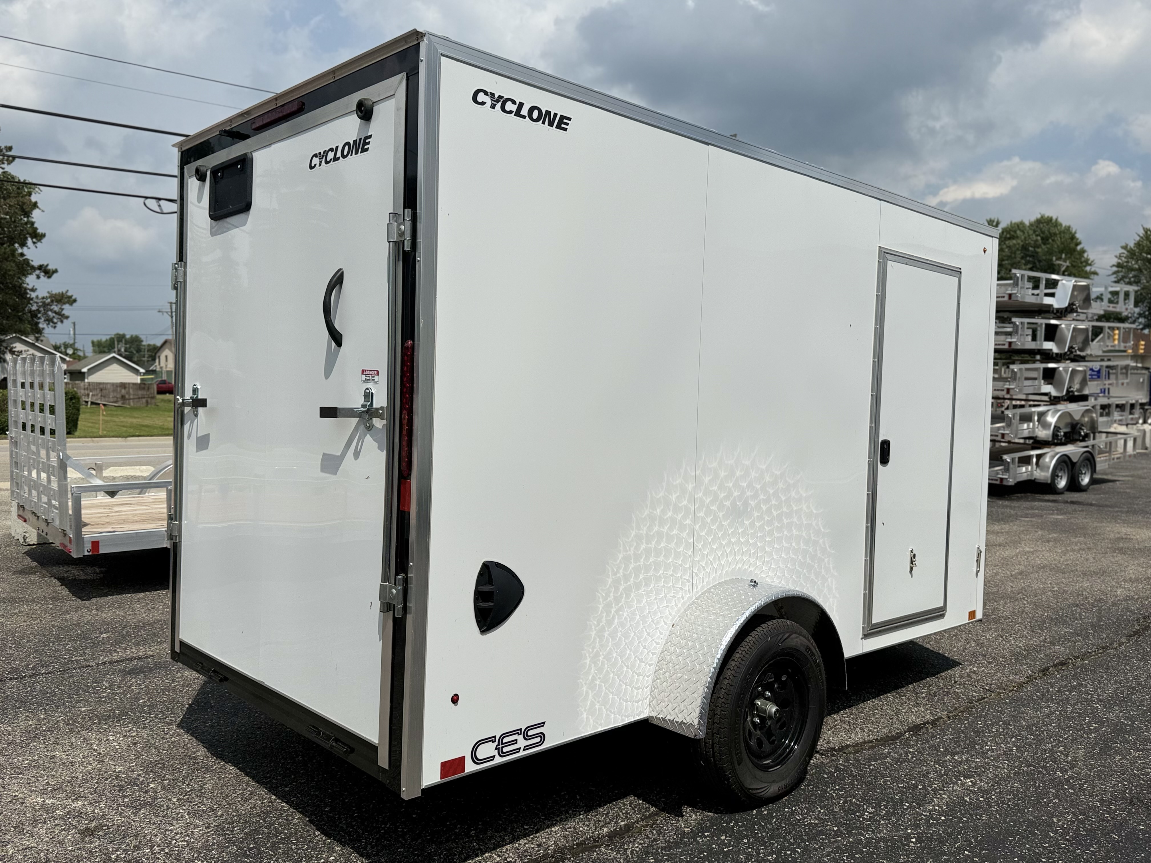 2027 Legend 6x13 Cyclone Steel V-Nose Single Axle Enclosed Cargo Trailer Cargo Trailer