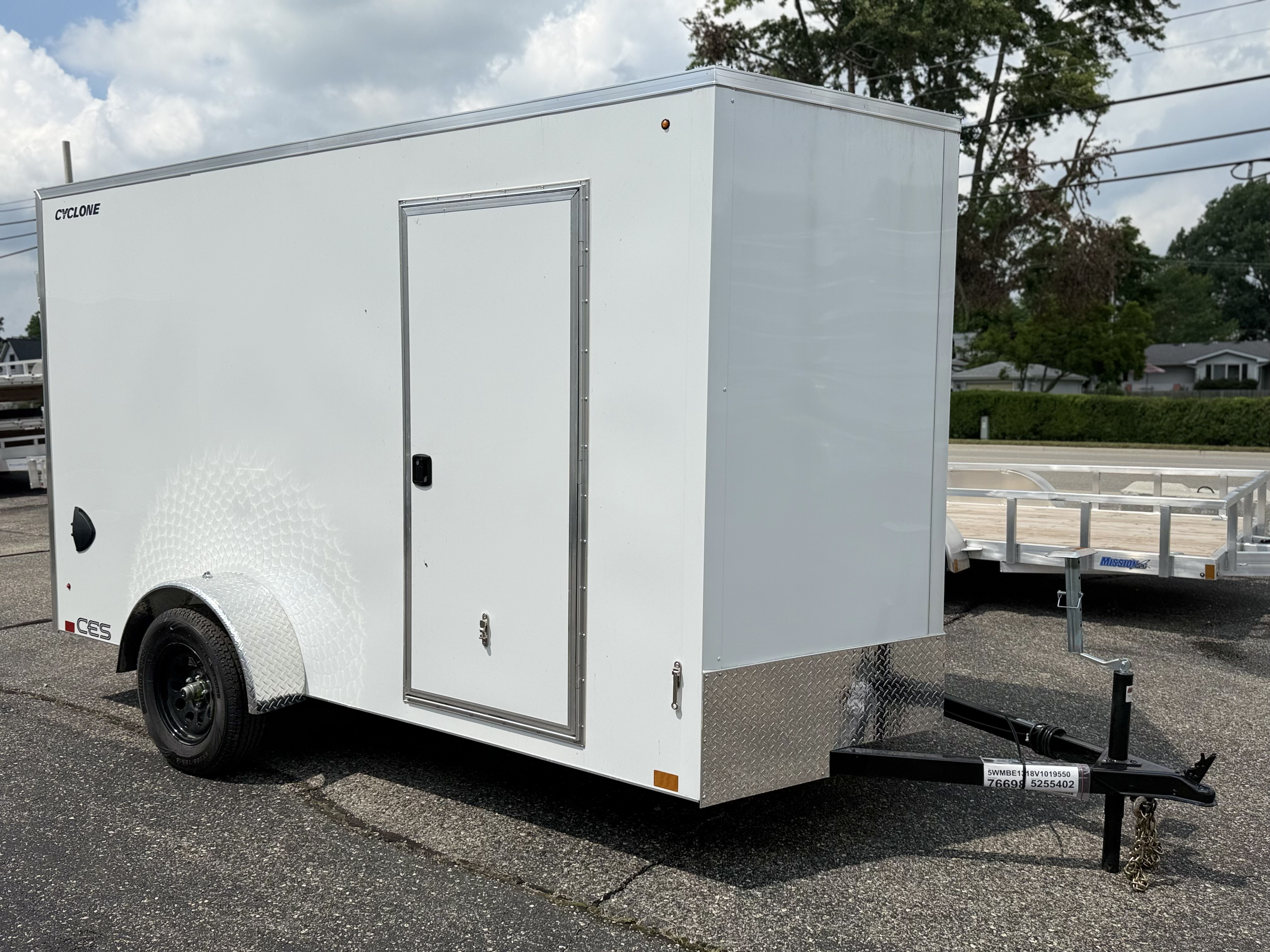 2027 Legend 6x13 Cyclone Steel V-Nose Single Axle Enclosed Cargo Trailer Cargo Trailer