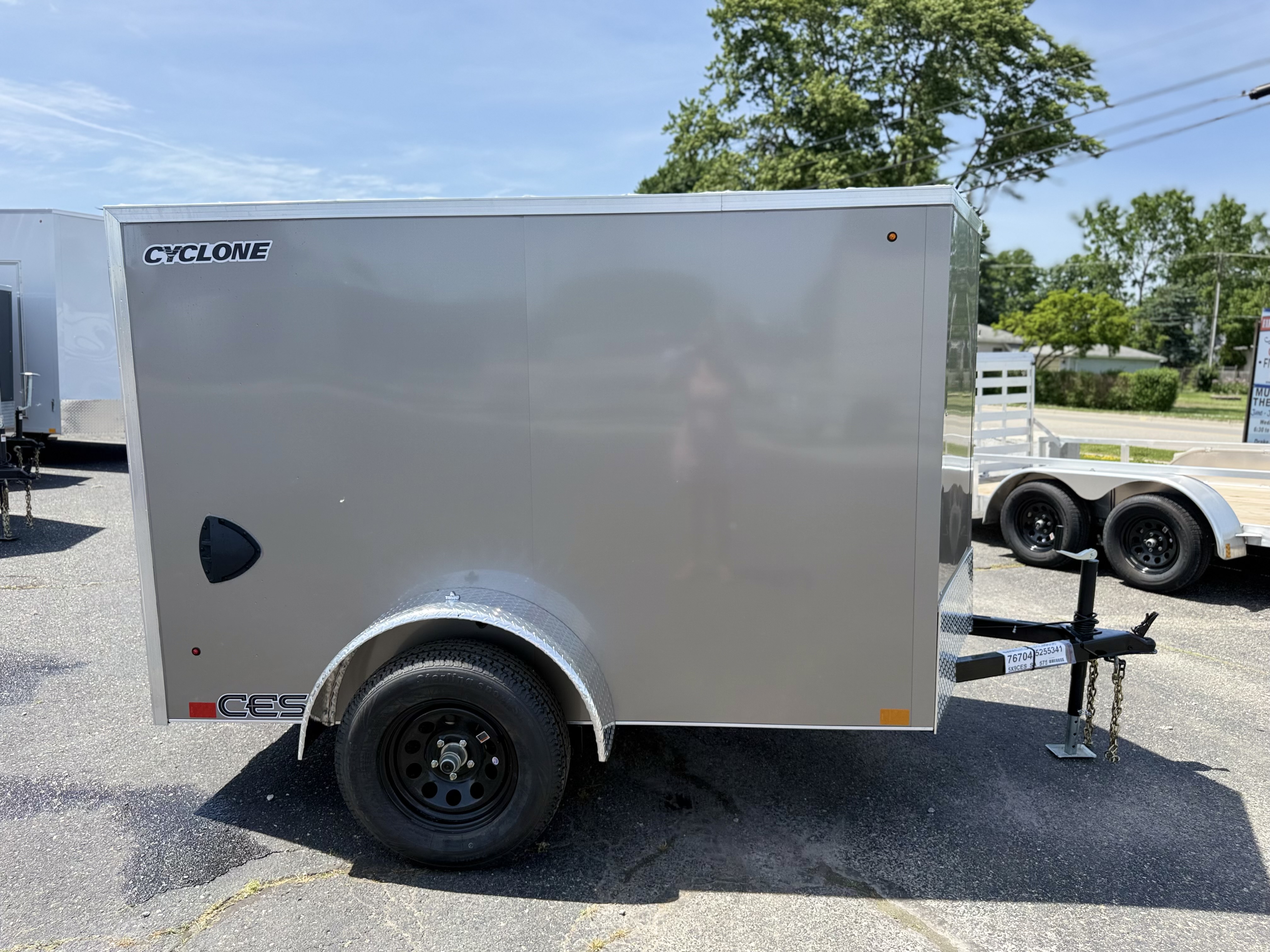 2027 Legend 5x9 Cyclone Steel V-Nose Single Axle Enclosed Cargo Trailer Cargo Trailer