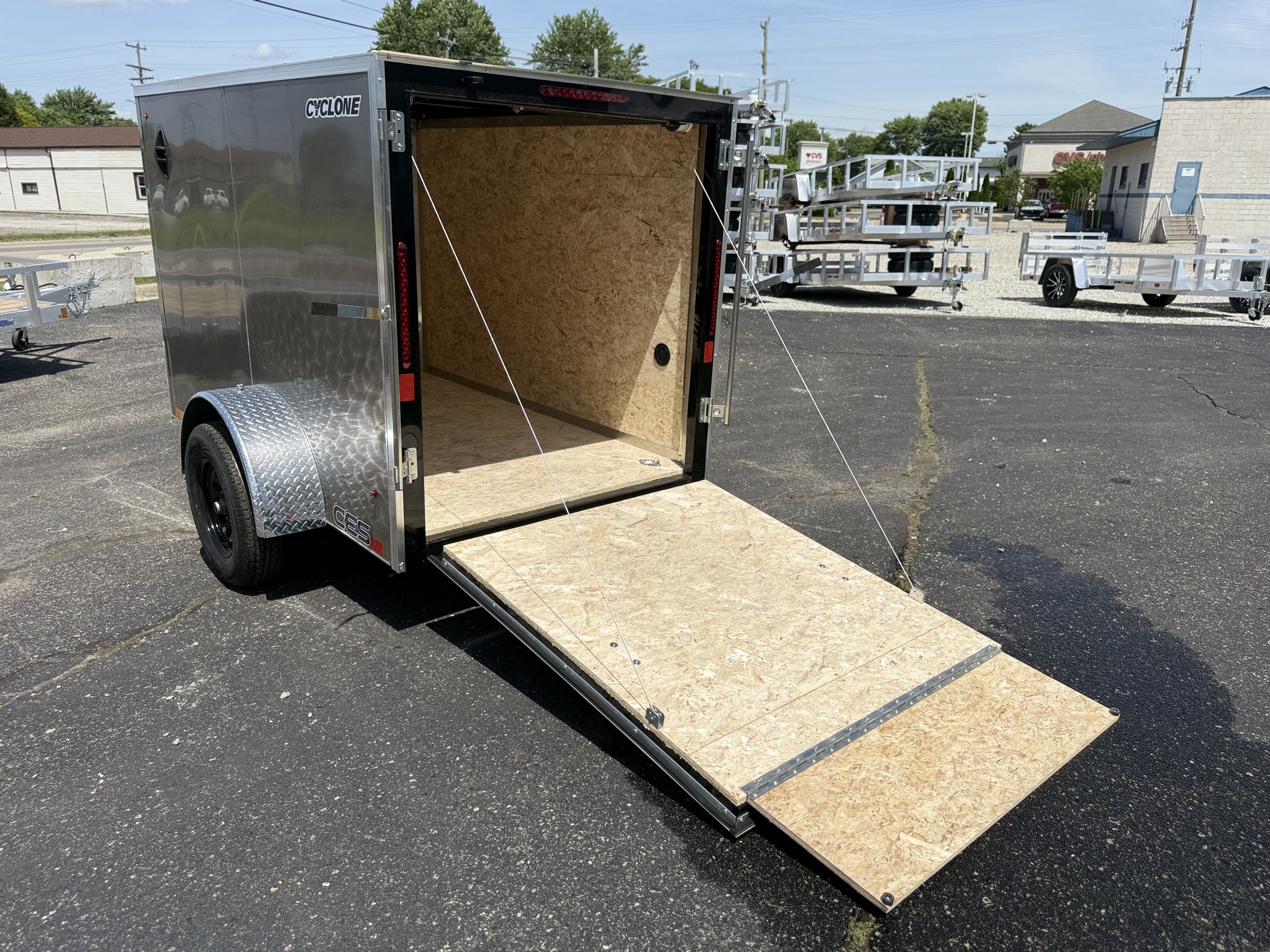 2027 Legend 5x9 Cyclone Steel V-Nose Single Axle Enclosed Cargo Trailer Cargo Trailer