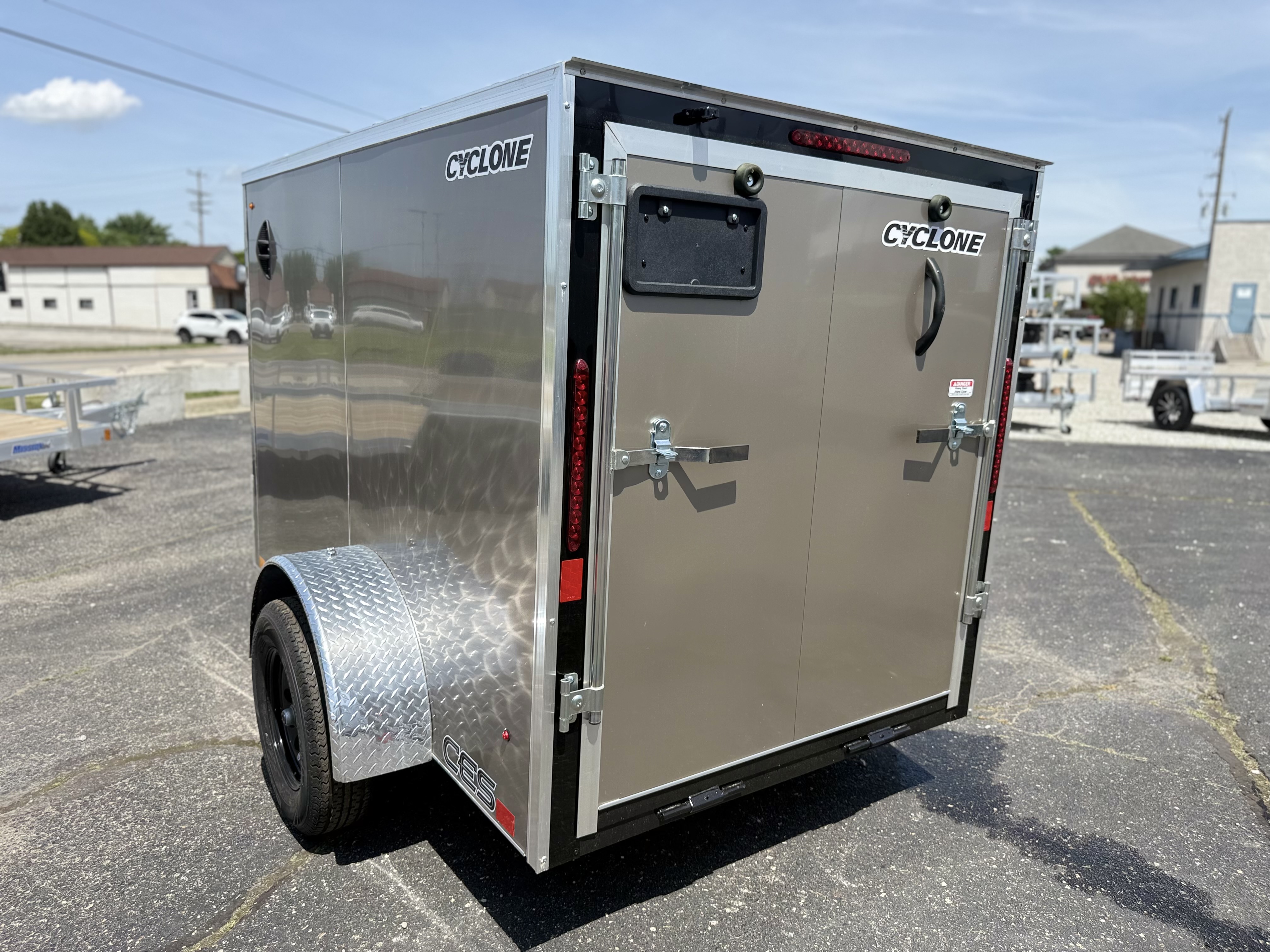 2027 Legend 5x9 Cyclone Steel V-Nose Single Axle Enclosed Cargo Trailer Cargo Trailer