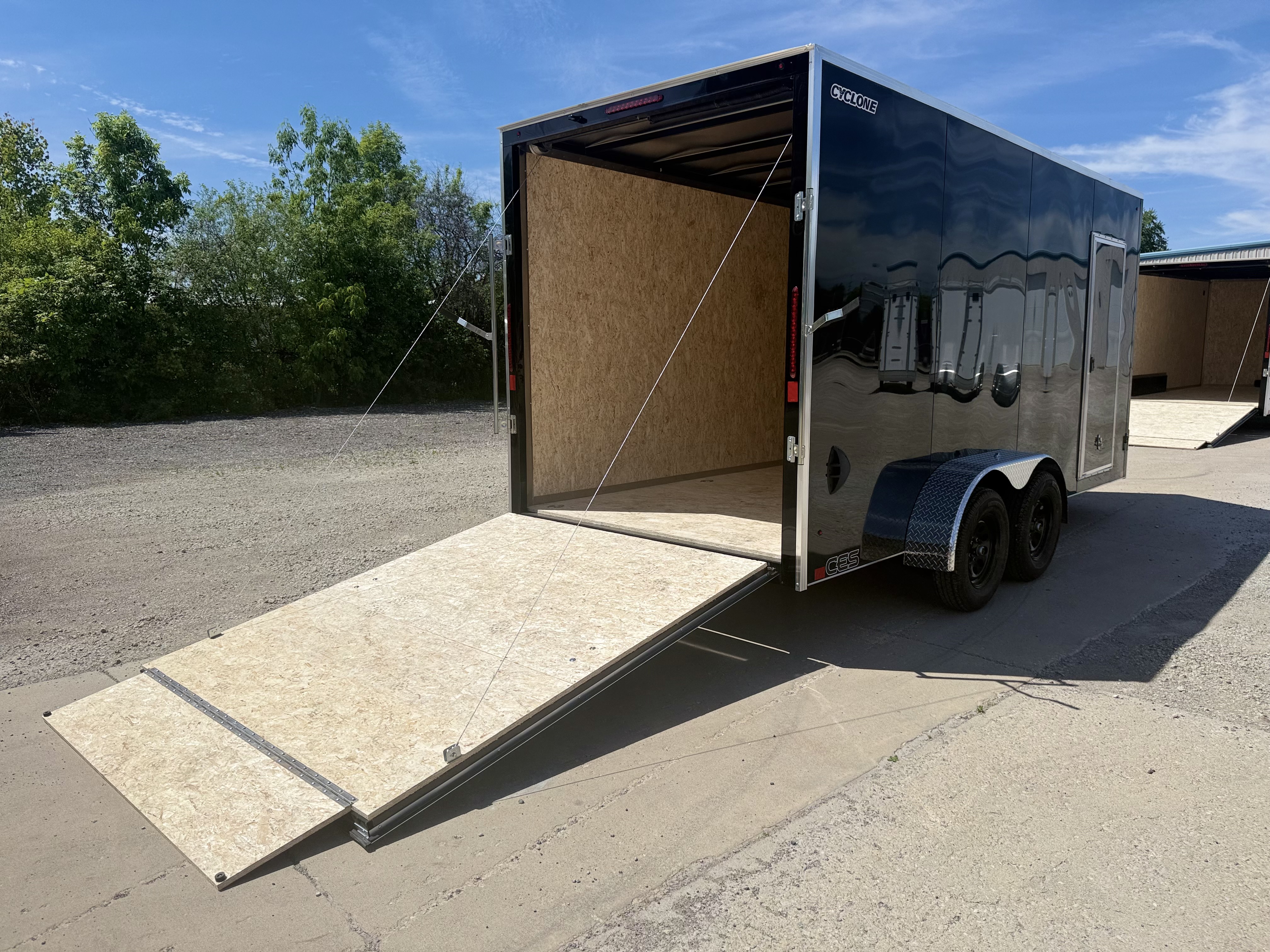 2027 Legend 7X18 Cyclone Steel V-Nose Tandem Axle Enclosed Cargo Trailer Cargo Trailer