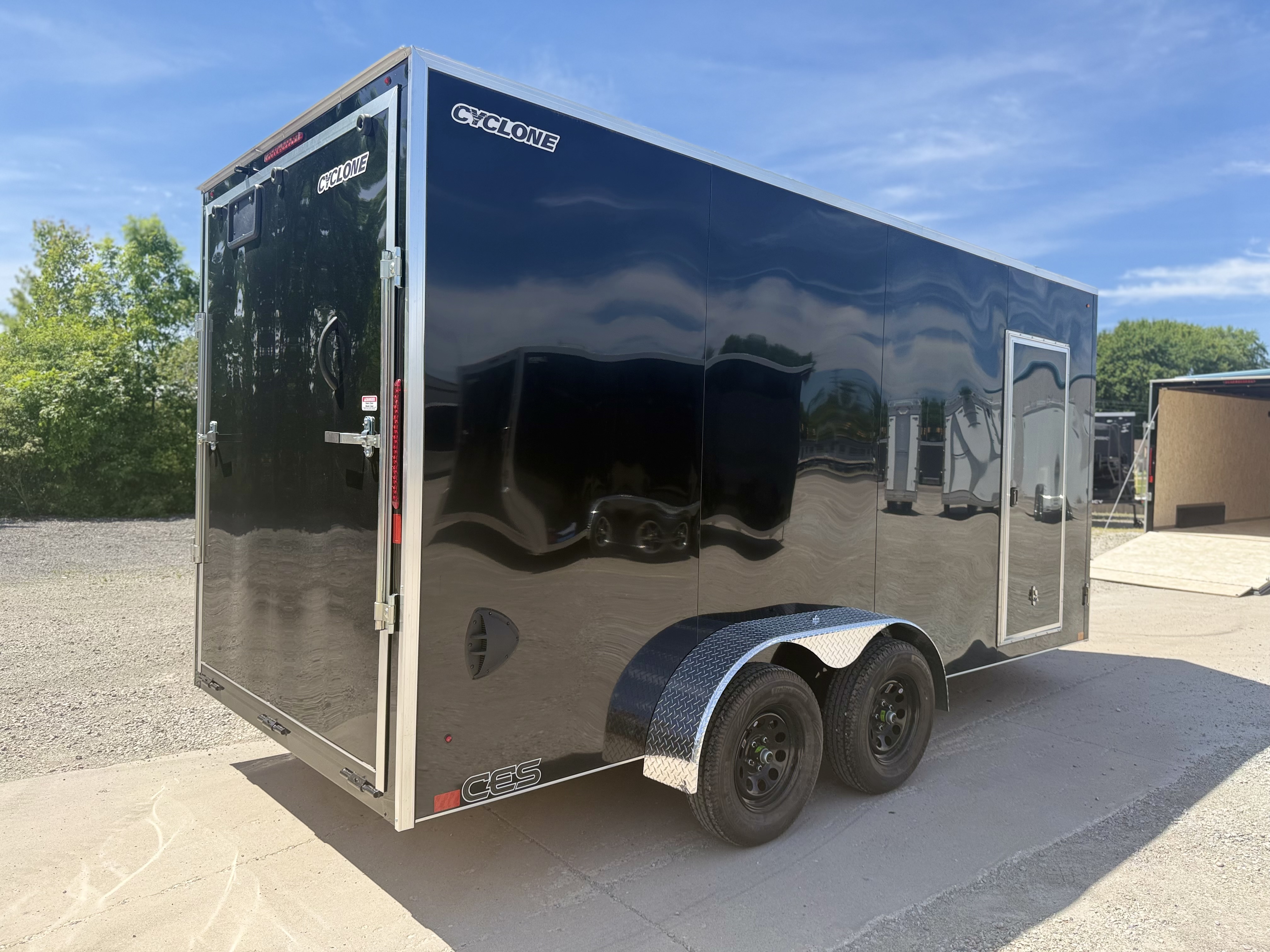 2027 Legend 7X18 Cyclone Steel V-Nose Tandem Axle Enclosed Cargo Trailer Cargo Trailer