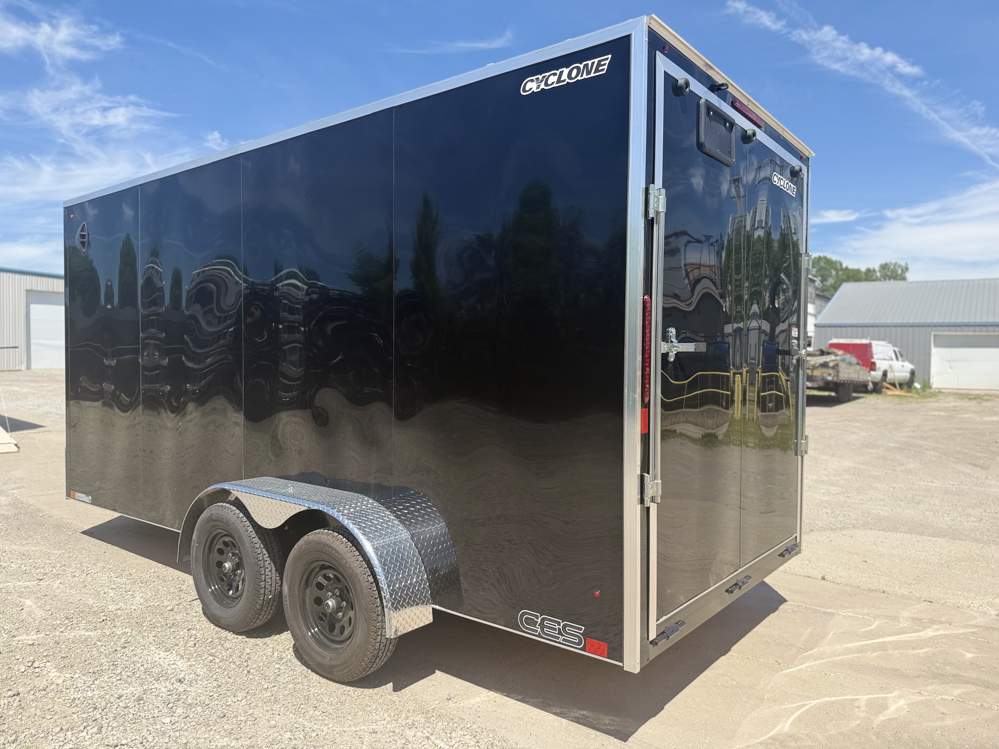 2027 Legend 7X18 Cyclone Steel V-Nose Tandem Axle Enclosed Cargo Trailer Cargo Trailer