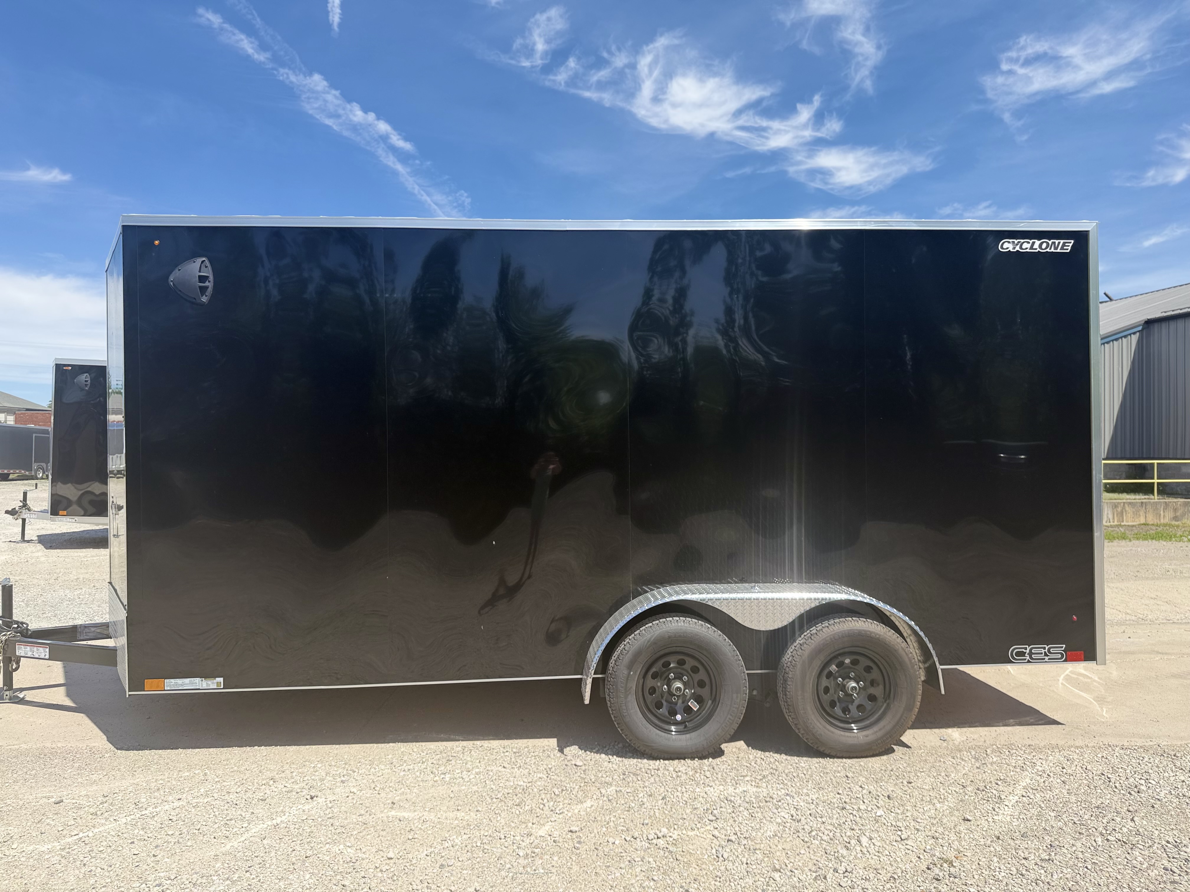 2027 Legend 7X18 Cyclone Steel V-Nose Tandem Axle Enclosed Cargo Trailer Cargo Trailer
