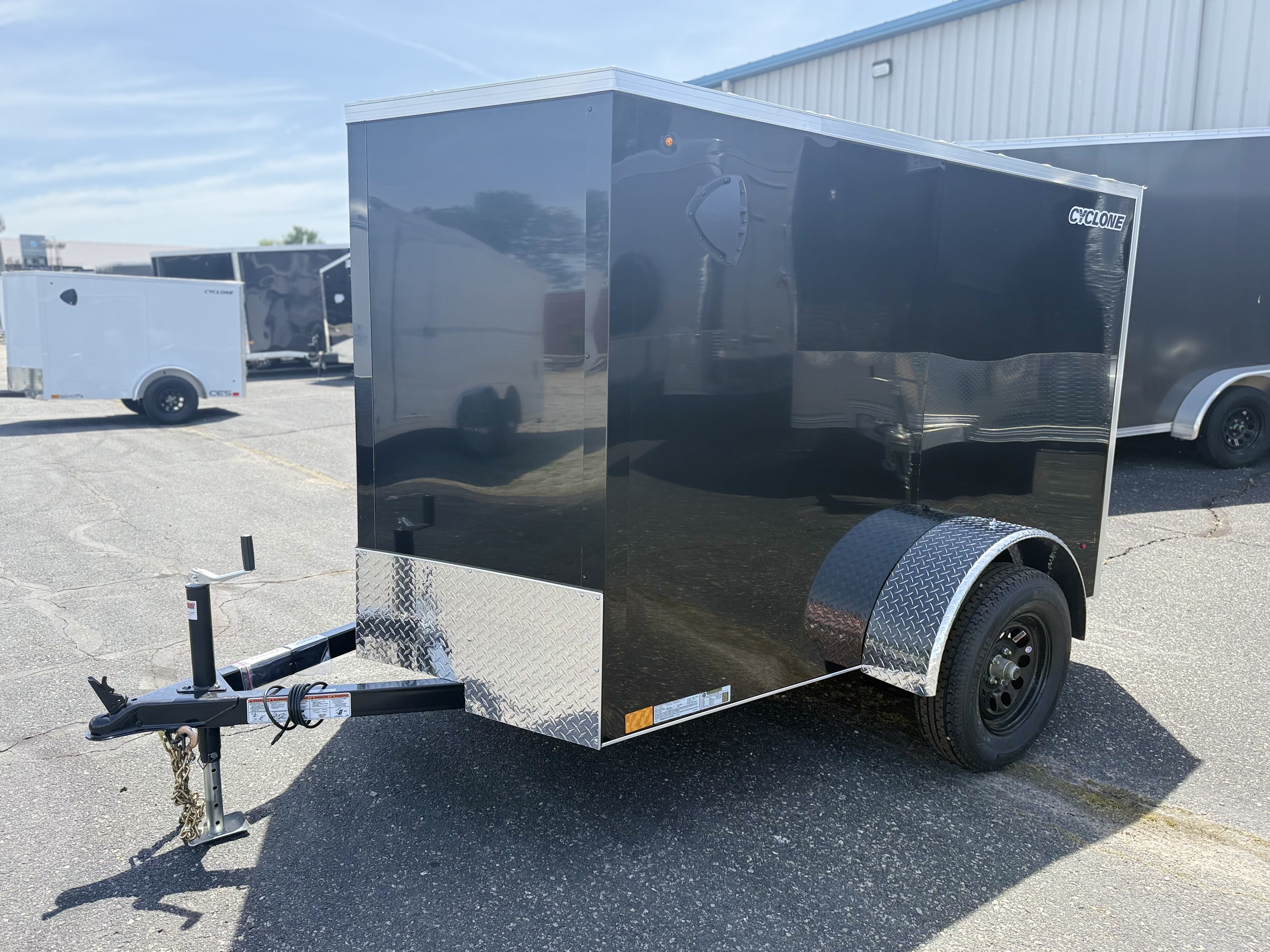 2027 Legend 5x9 Cyclone Steel V-Nose Single Axle Enclosed Cargo Trailer Cargo Trailer