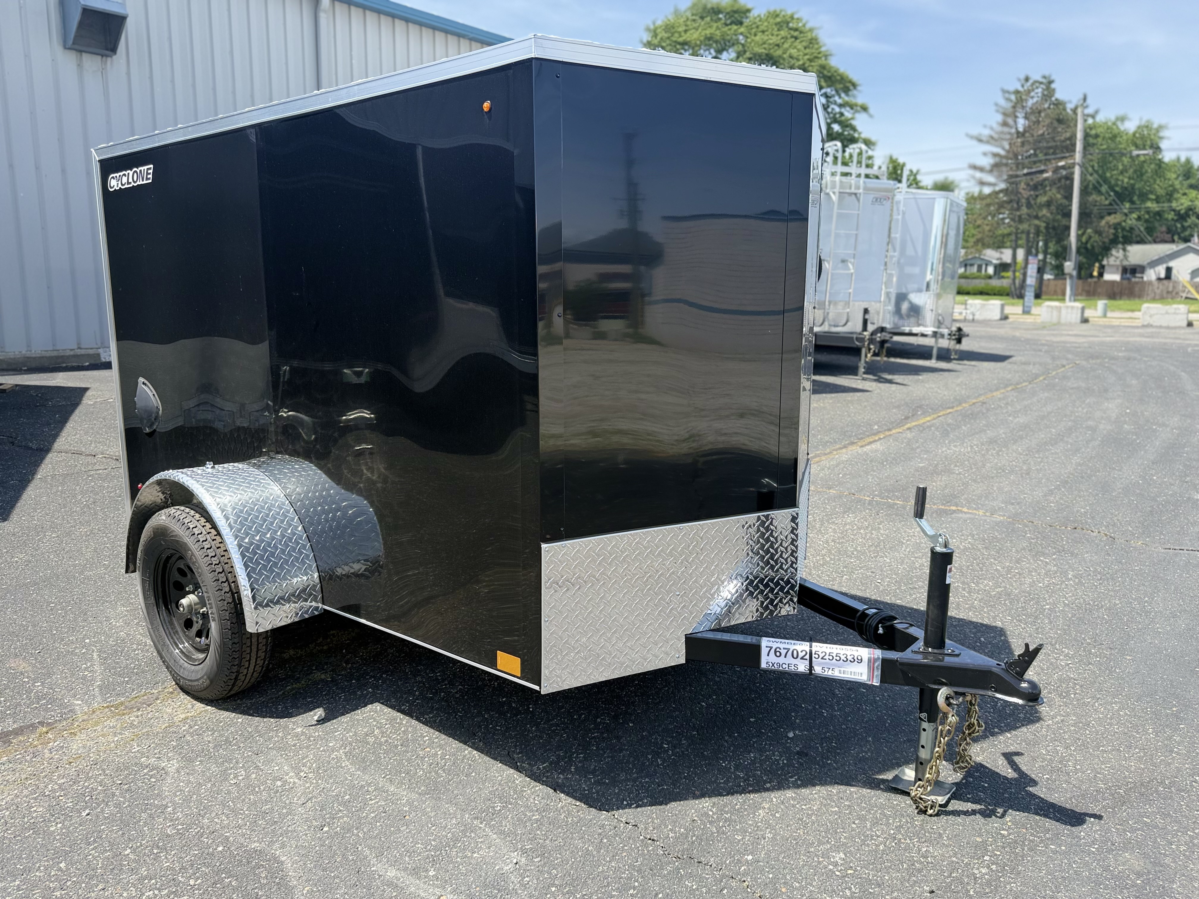 2027 Legend 5x9 Cyclone Steel V-Nose Single Axle Enclosed Cargo Trailer Cargo Trailer