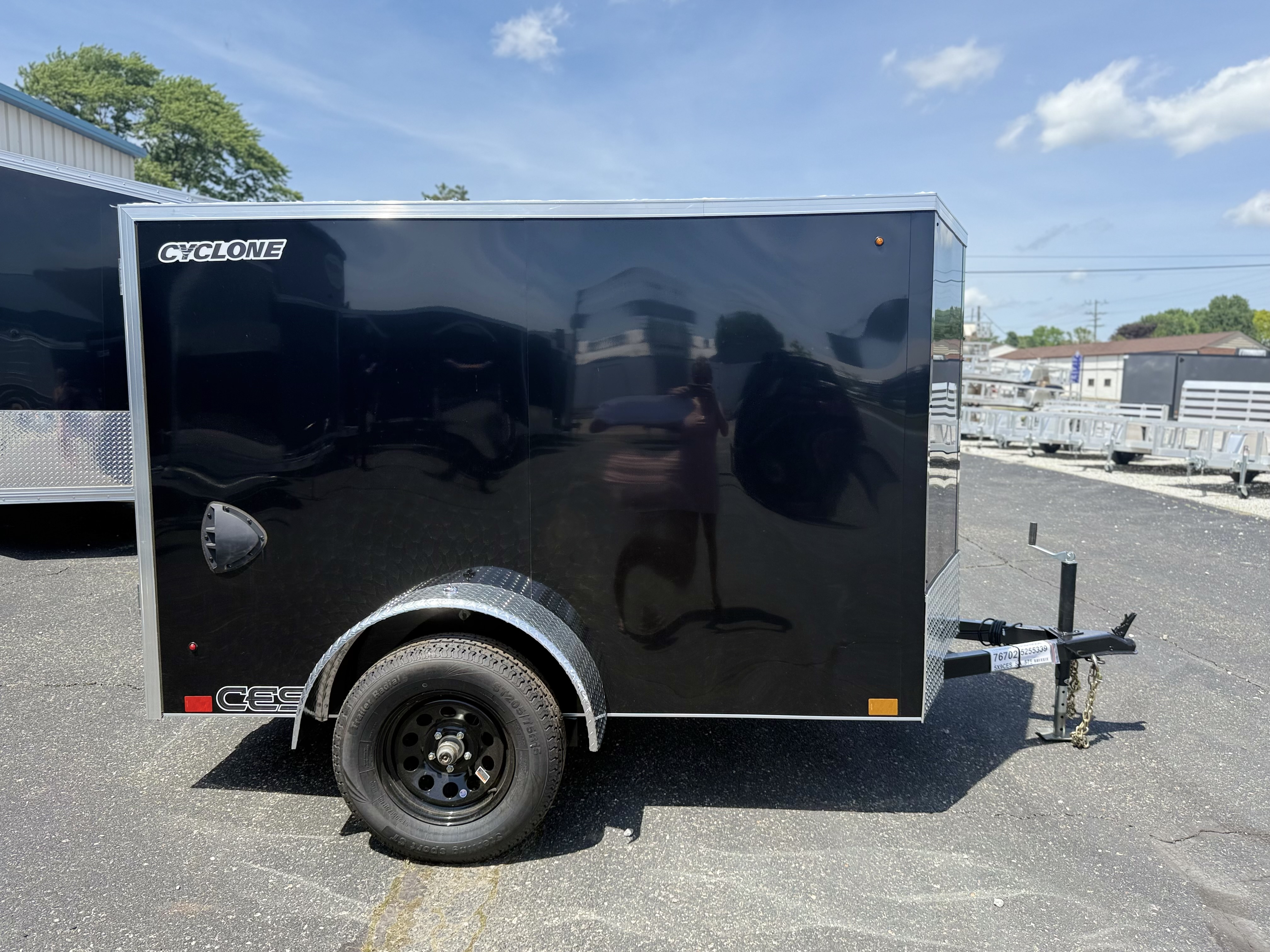 2027 Legend 5x9 Cyclone Steel V-Nose Single Axle Enclosed Cargo Trailer Cargo Trailer