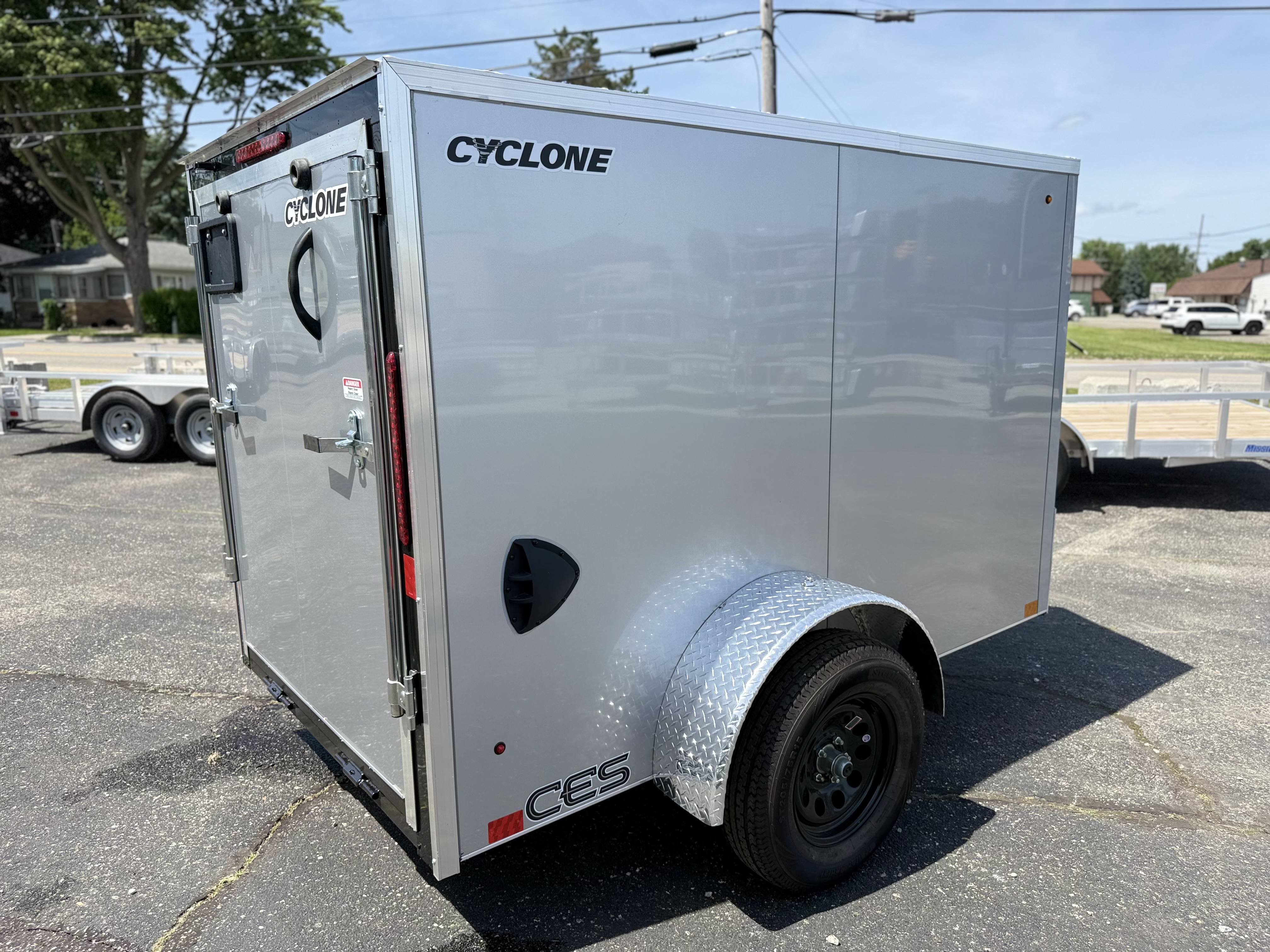 2027 Legend 5x9 Cyclone Steel V-Nose Single Axle Enclosed Cargo Trailer Cargo Trailer