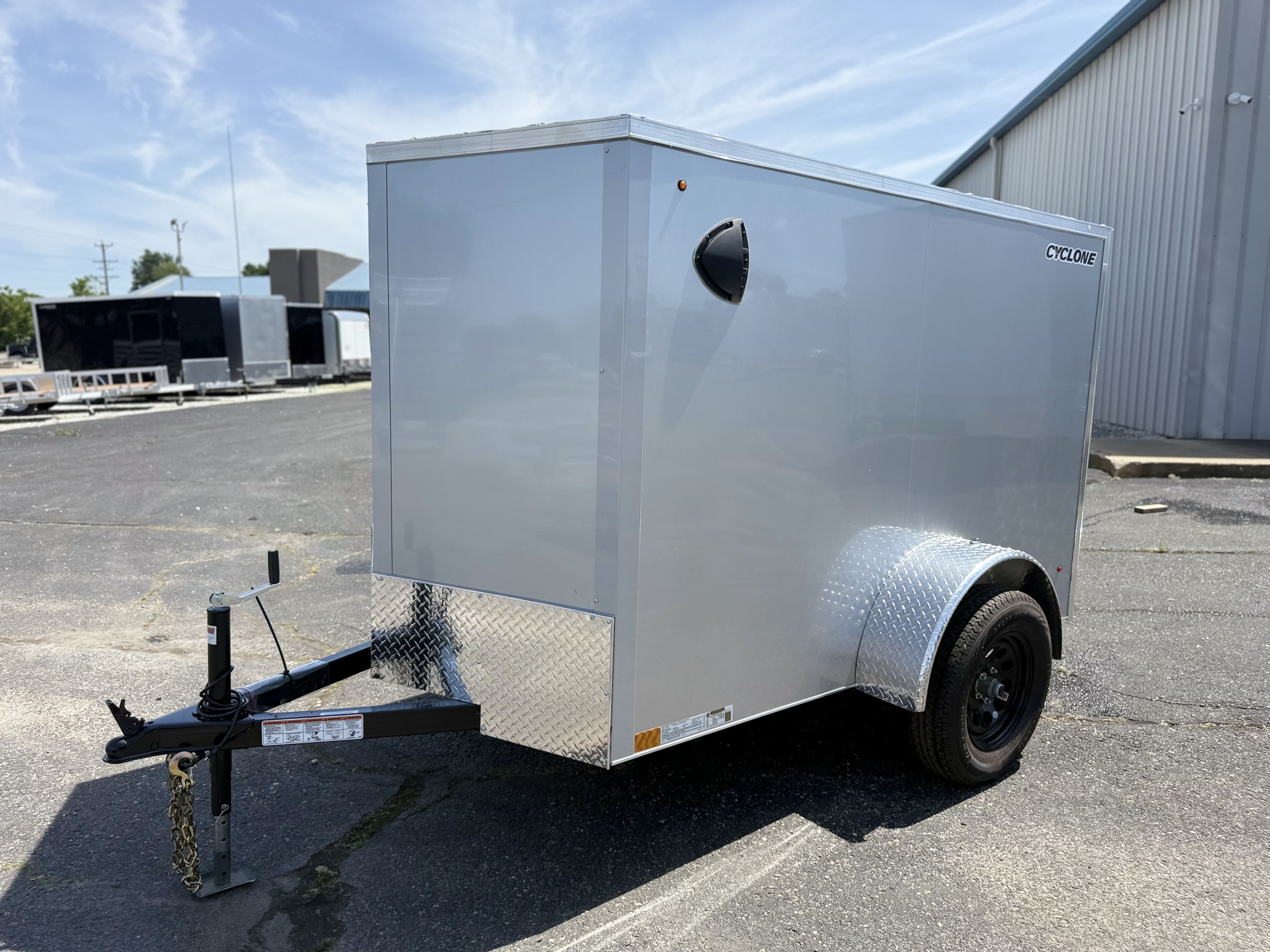 2027 Legend 5x9 Cyclone Steel V-Nose Single Axle Enclosed Cargo Trailer Cargo Trailer