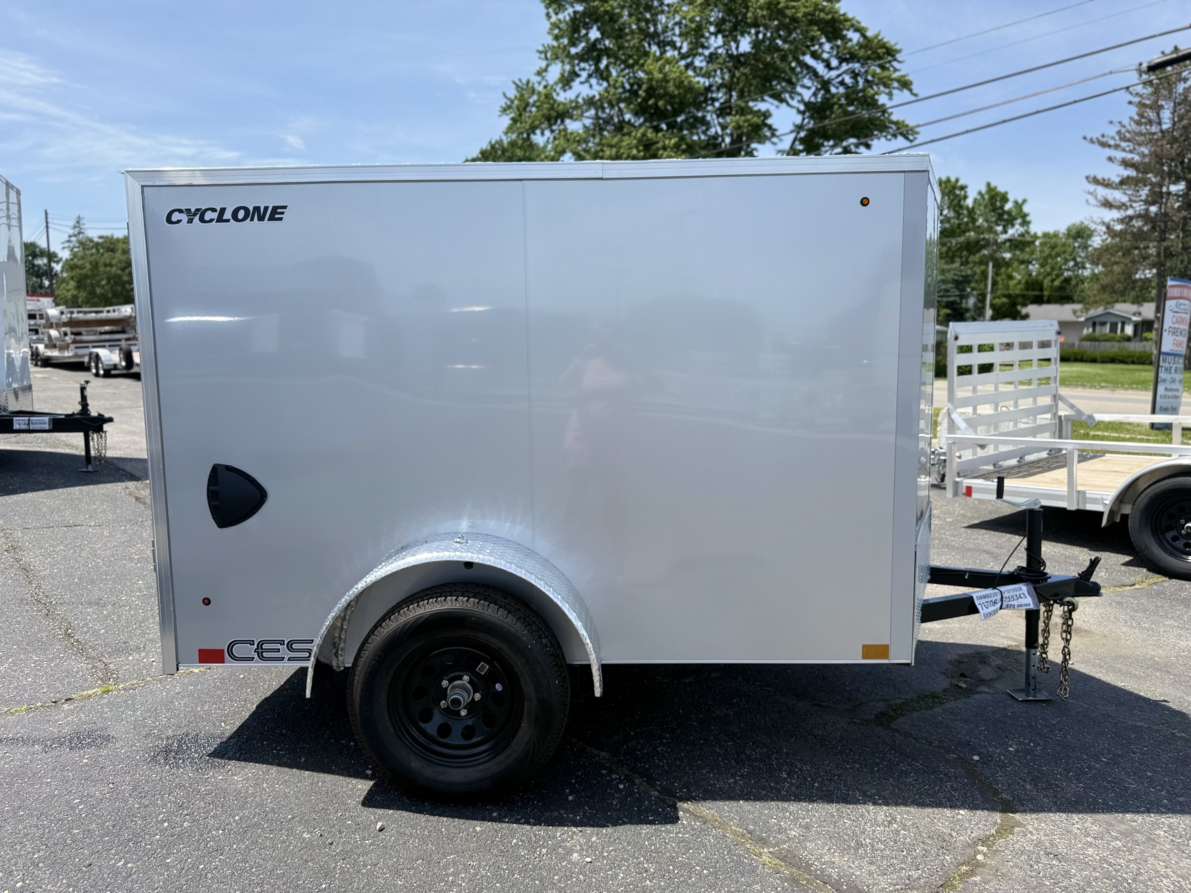 2027 Legend 5x9 Cyclone Steel V-Nose Single Axle Enclosed Cargo Trailer Cargo Trailer