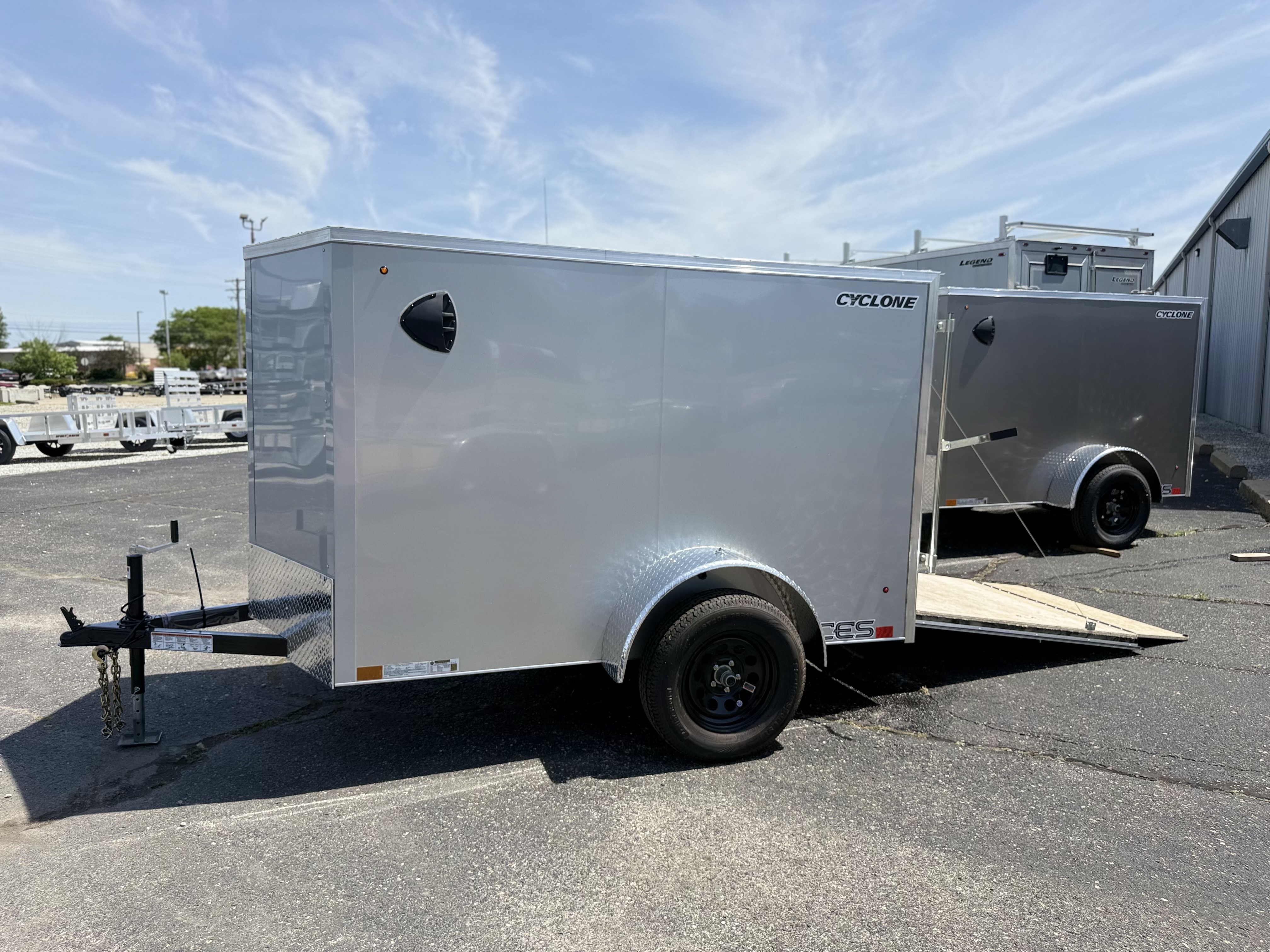 2027 Legend 5x9 Cyclone Steel V-Nose Single Axle Enclosed Cargo Trailer Cargo Trailer