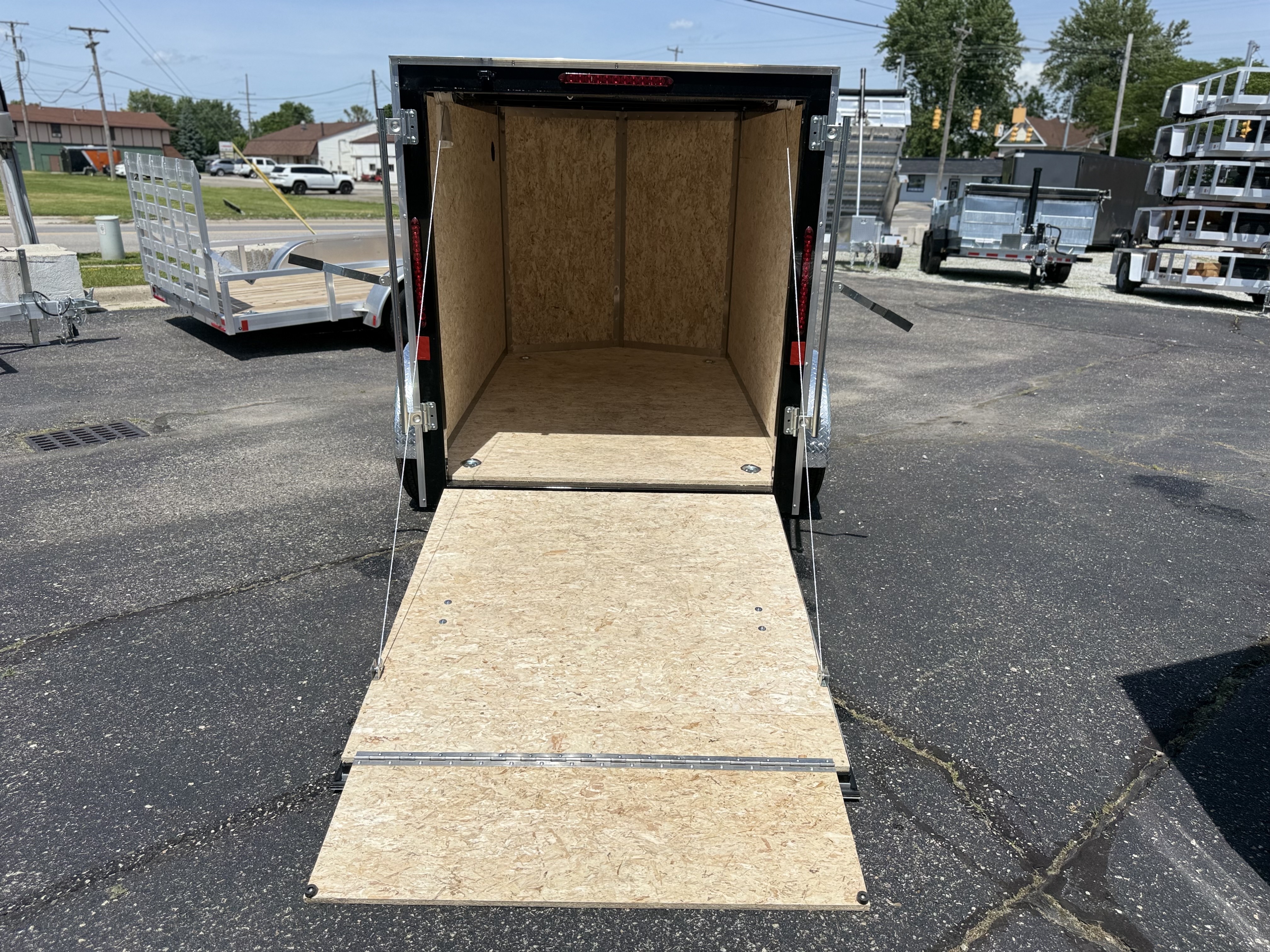 2027 Legend 5x9 Cyclone Steel V-Nose Single Axle Enclosed Cargo Trailer Cargo Trailer