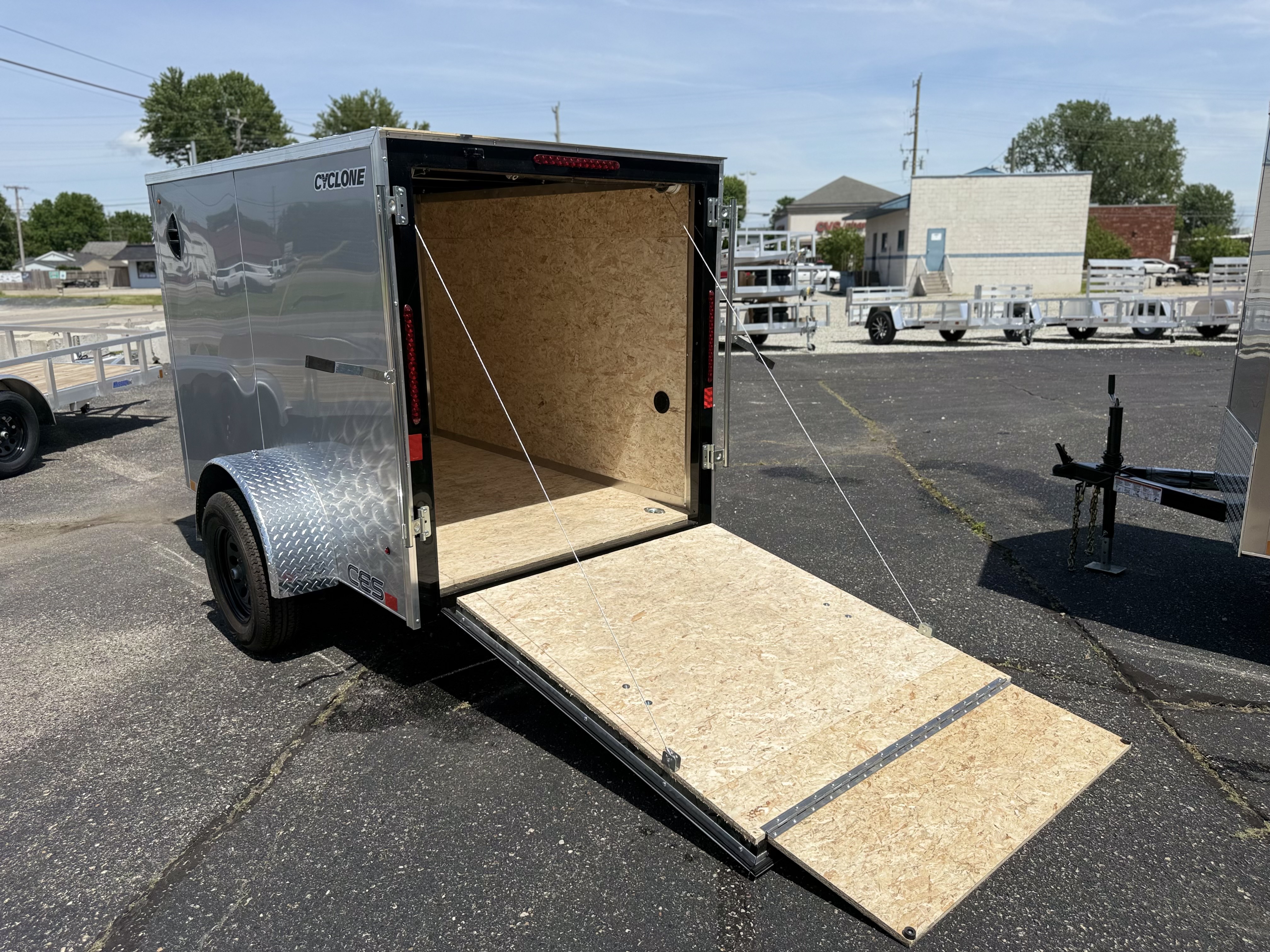 2027 Legend 5x9 Cyclone Steel V-Nose Single Axle Enclosed Cargo Trailer Cargo Trailer