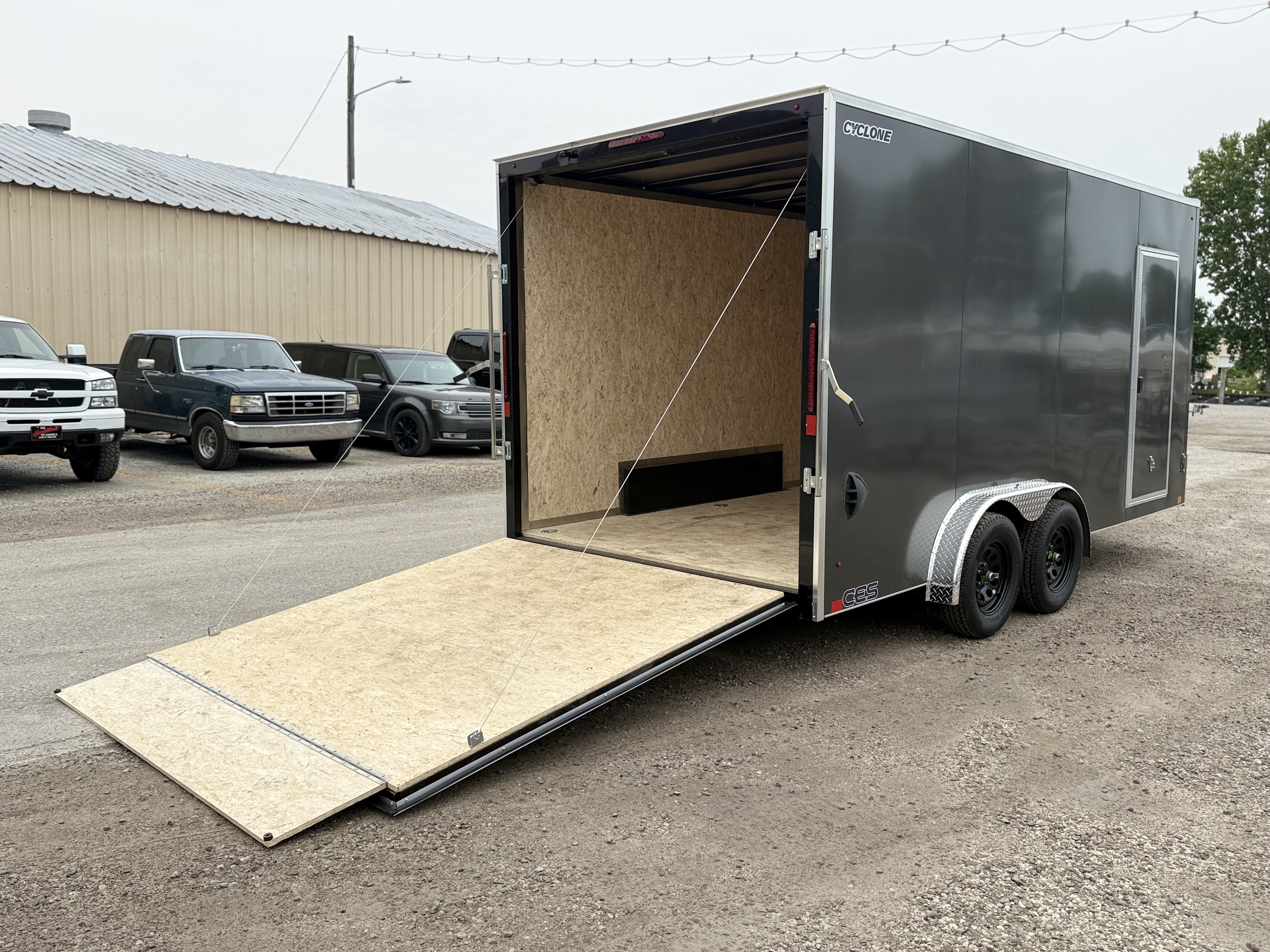 2027 Legend 7.5x18 Cyclone Steel V-Nose Tandem Axle Enclosed Cargo Trailer Cargo Trailer