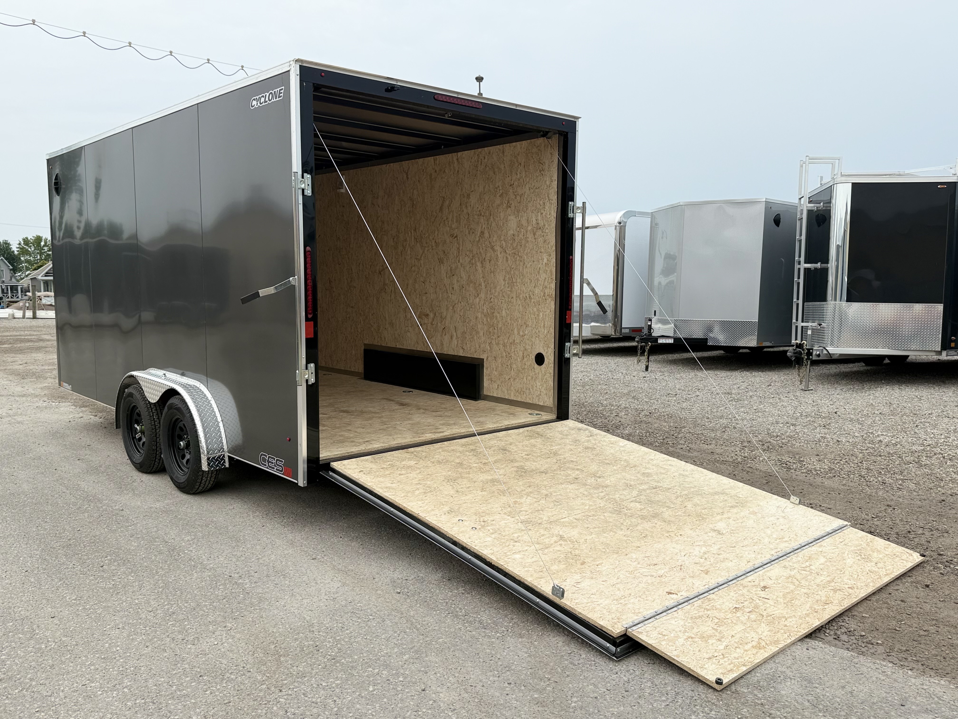 2027 Legend 7.5x18 Cyclone Steel V-Nose Tandem Axle Enclosed Cargo Trailer Cargo Trailer