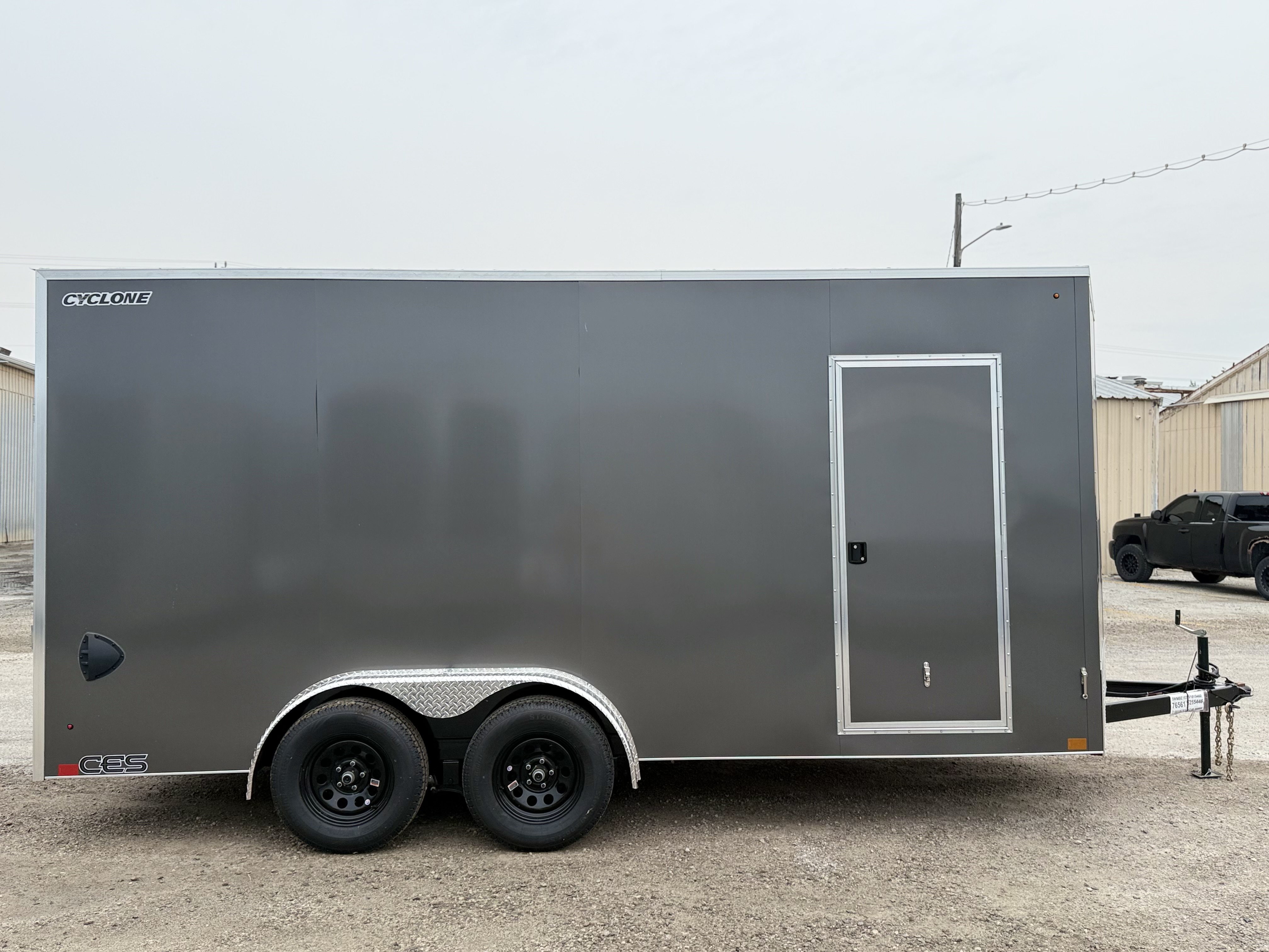 2027 Legend 7.5x18 Cyclone Steel V-Nose Tandem Axle Enclosed Cargo Trailer Cargo Trailer