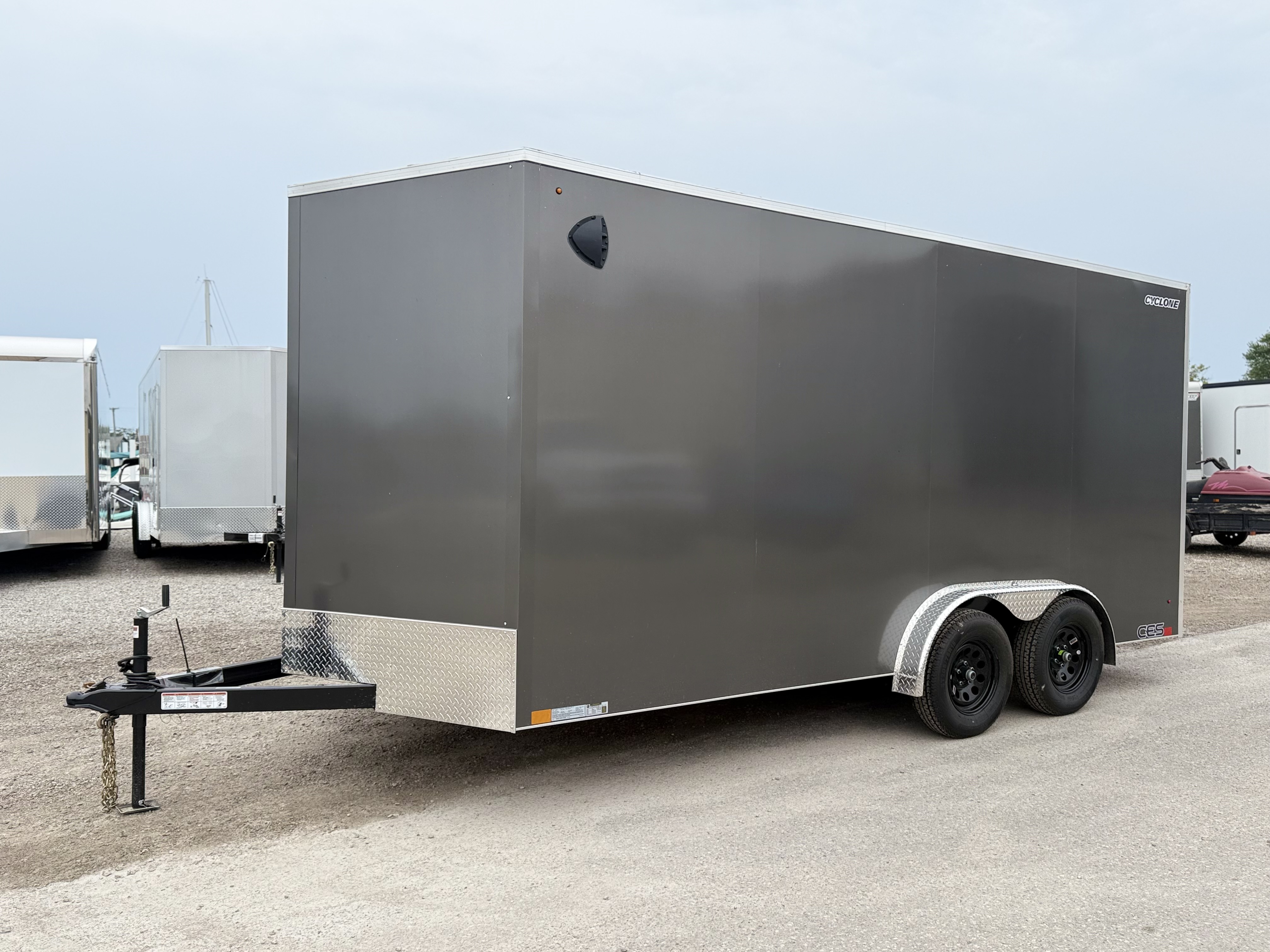 2027 Legend 7.5x18 Cyclone Steel V-Nose Tandem Axle Enclosed Cargo Trailer Cargo Trailer