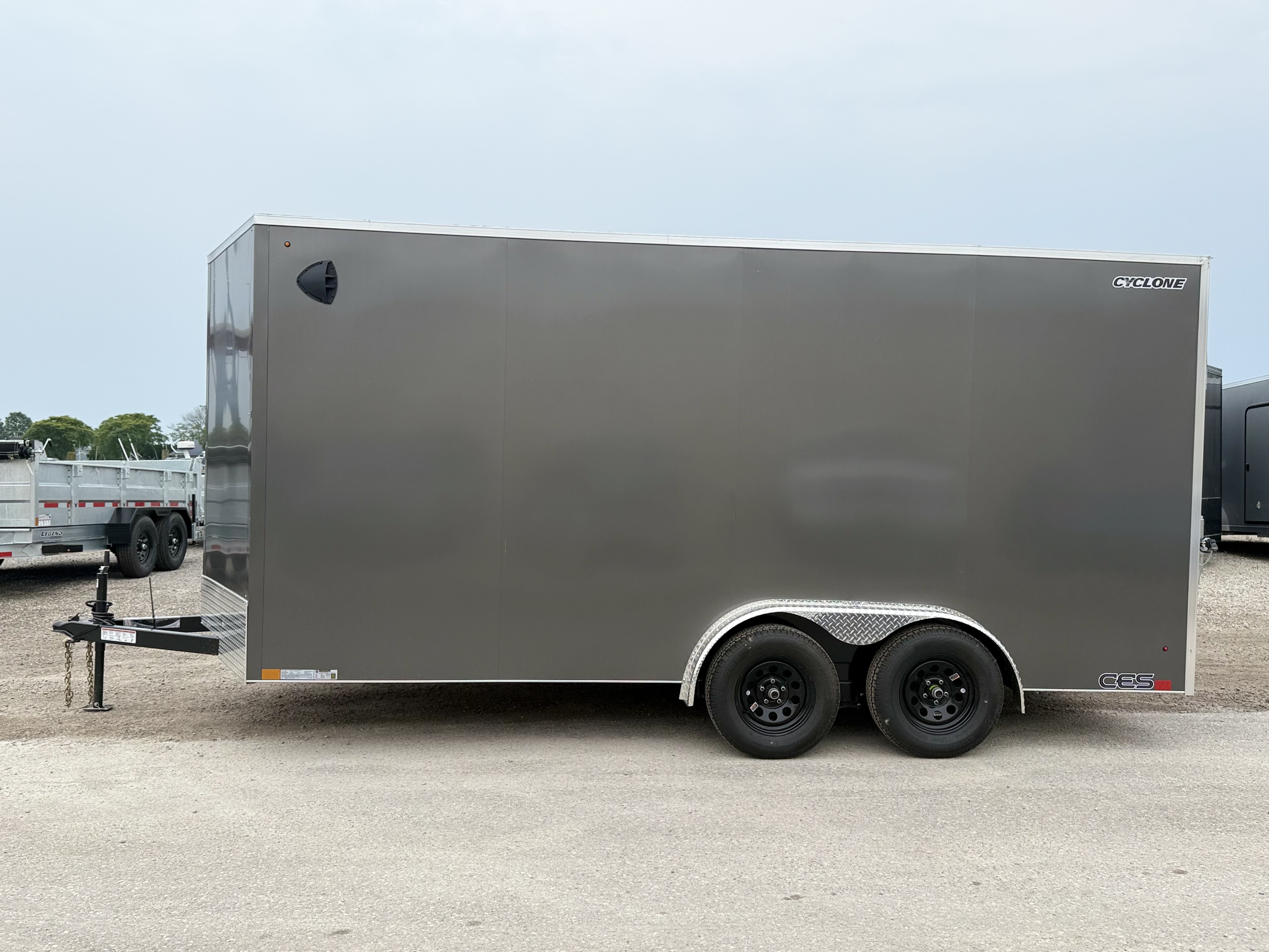 2027 Legend 7.5x18 Cyclone Steel V-Nose Tandem Axle Enclosed Cargo Trailer Cargo Trailer