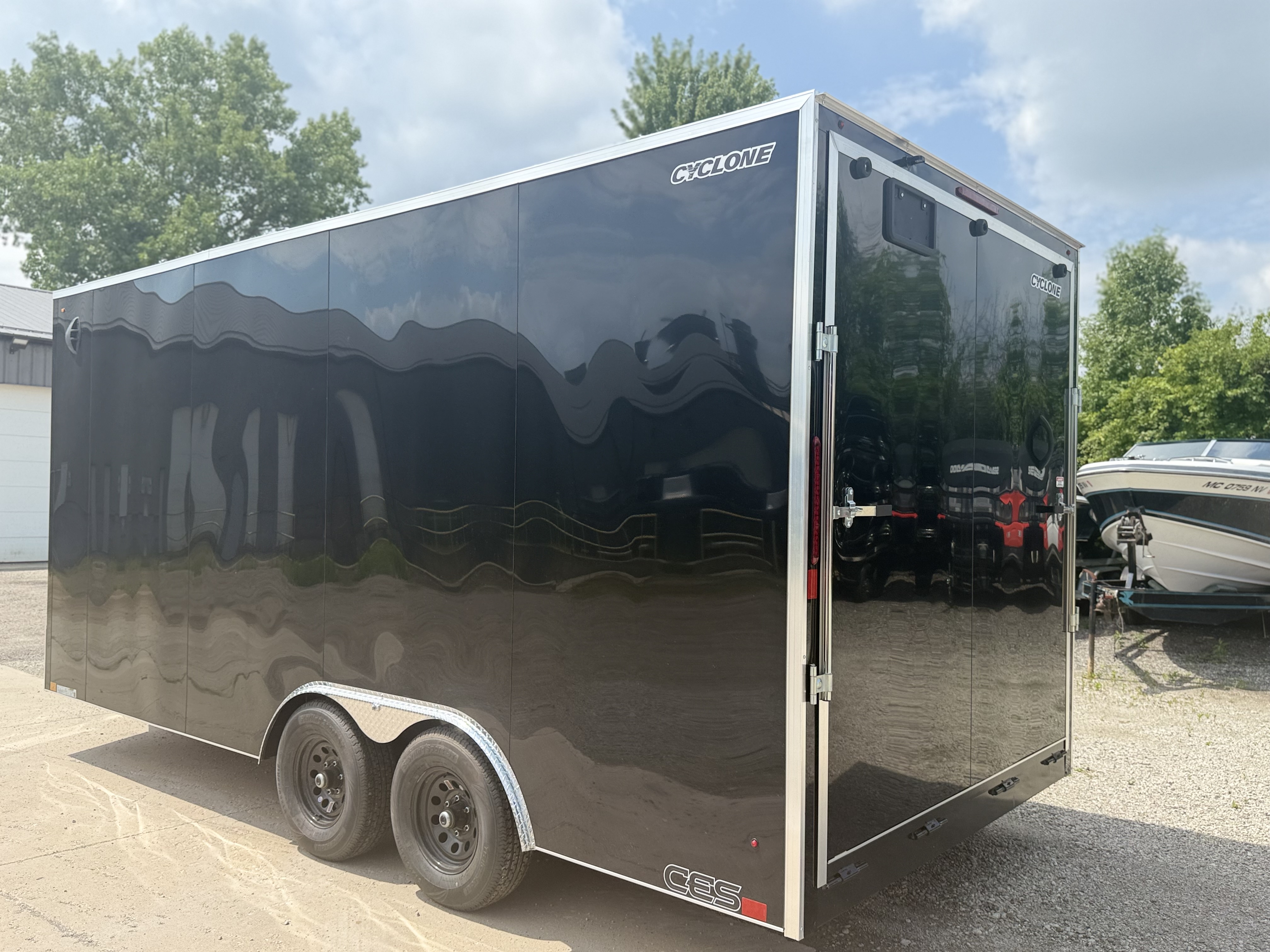2027 Legend 8.5X20 Cyclone Steel V-Nose Tandem Axle Enclosed Cargo Trailer Cargo Trailer