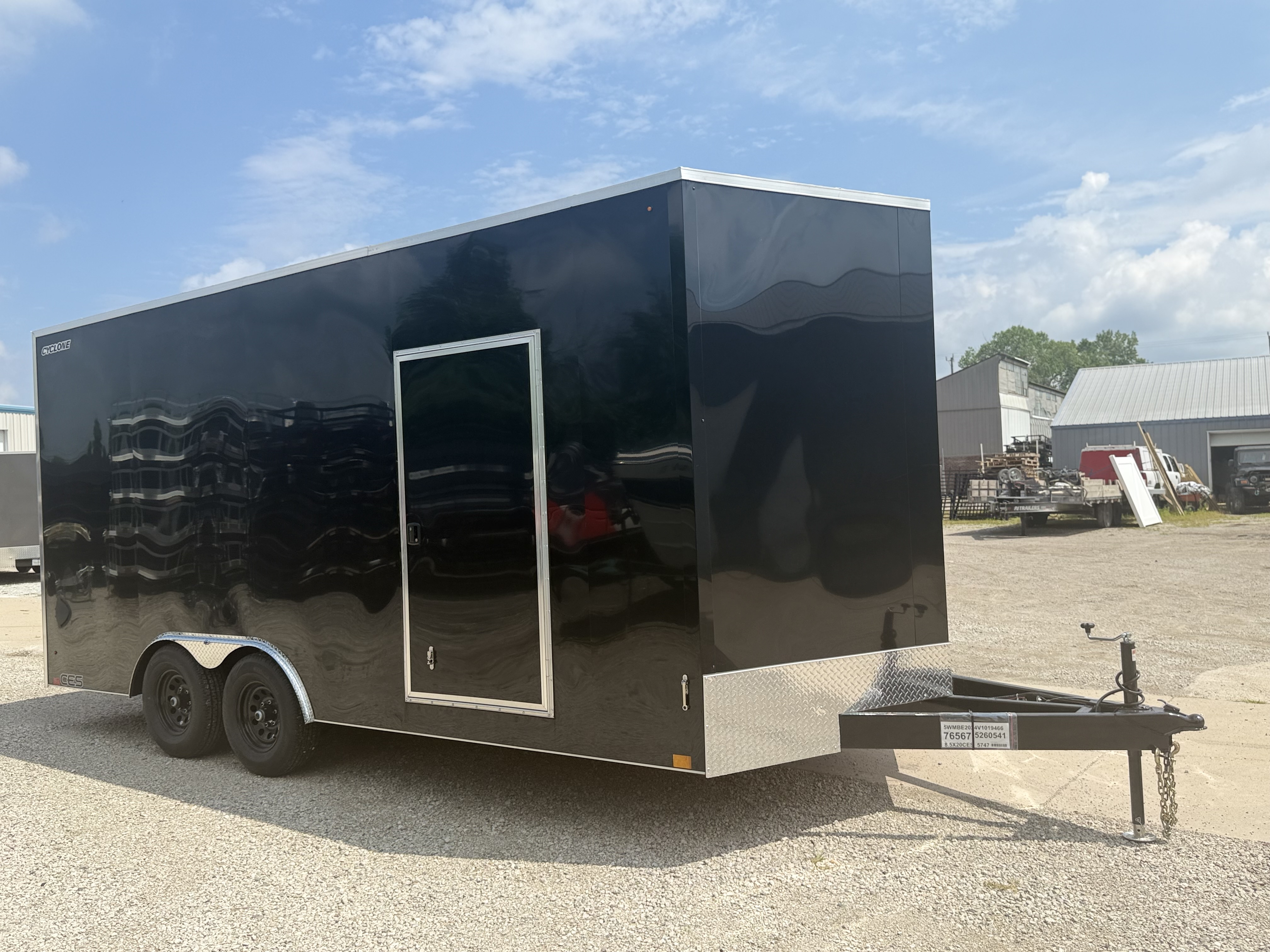 2027 Legend 8.5X20 Cyclone Steel V-Nose Tandem Axle Enclosed Cargo Trailer Cargo Trailer