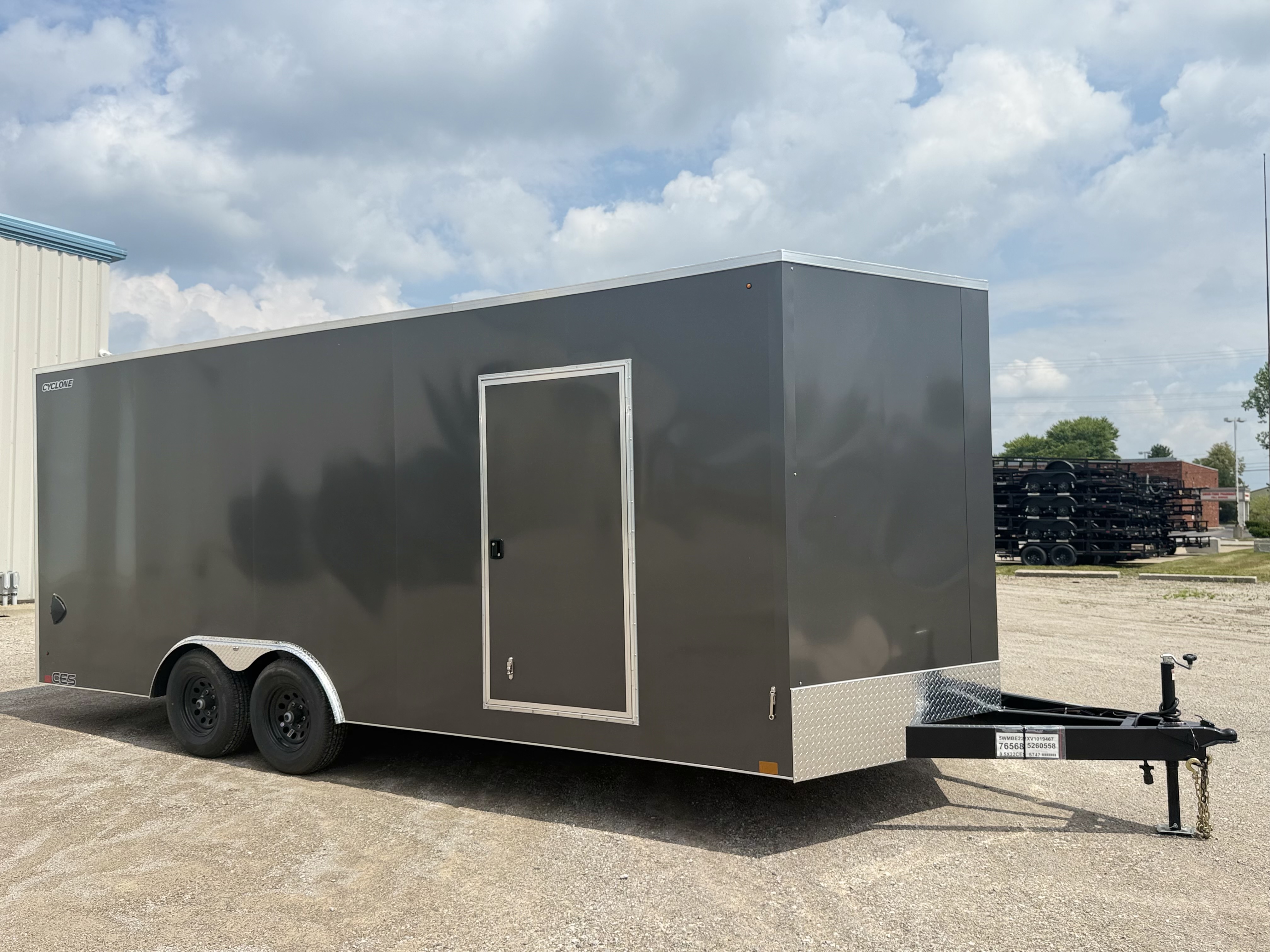 2027 Legend 8.5x22 Cyclone Steel V-Nose Tandem Axle Enclosed Cargo Trailer Cargo Trailer