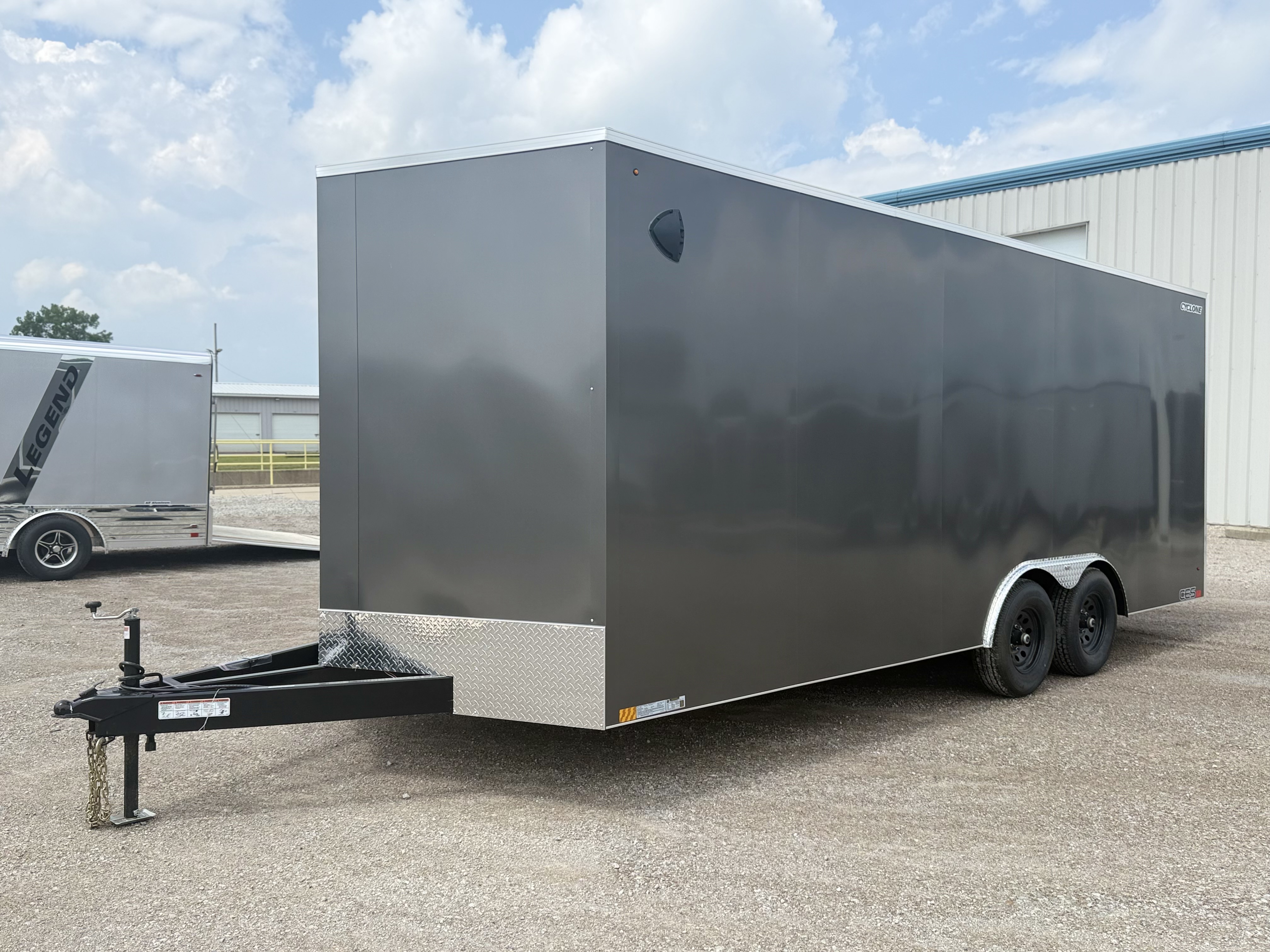 2027 Legend 8.5x22 Cyclone Steel V-Nose Tandem Axle Enclosed Cargo Trailer Cargo Trailer