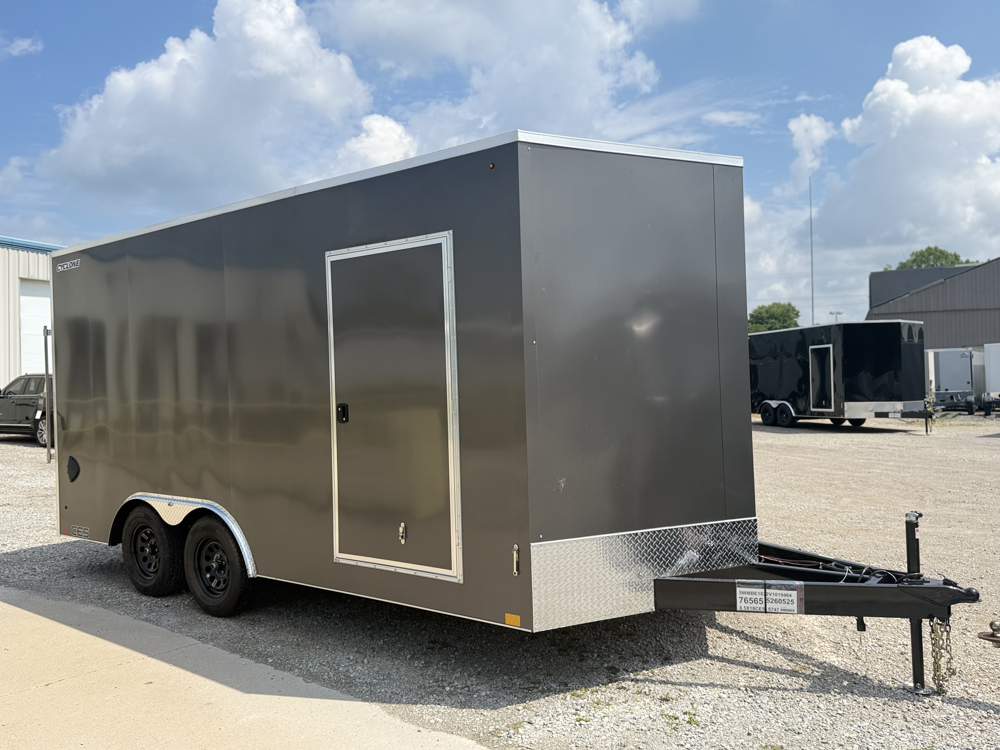 2027 Legend 8.5 x 18 Cyclone Steel V-Nose Tandem Axle Enclosed Cargo Trailer Cargo Trailer