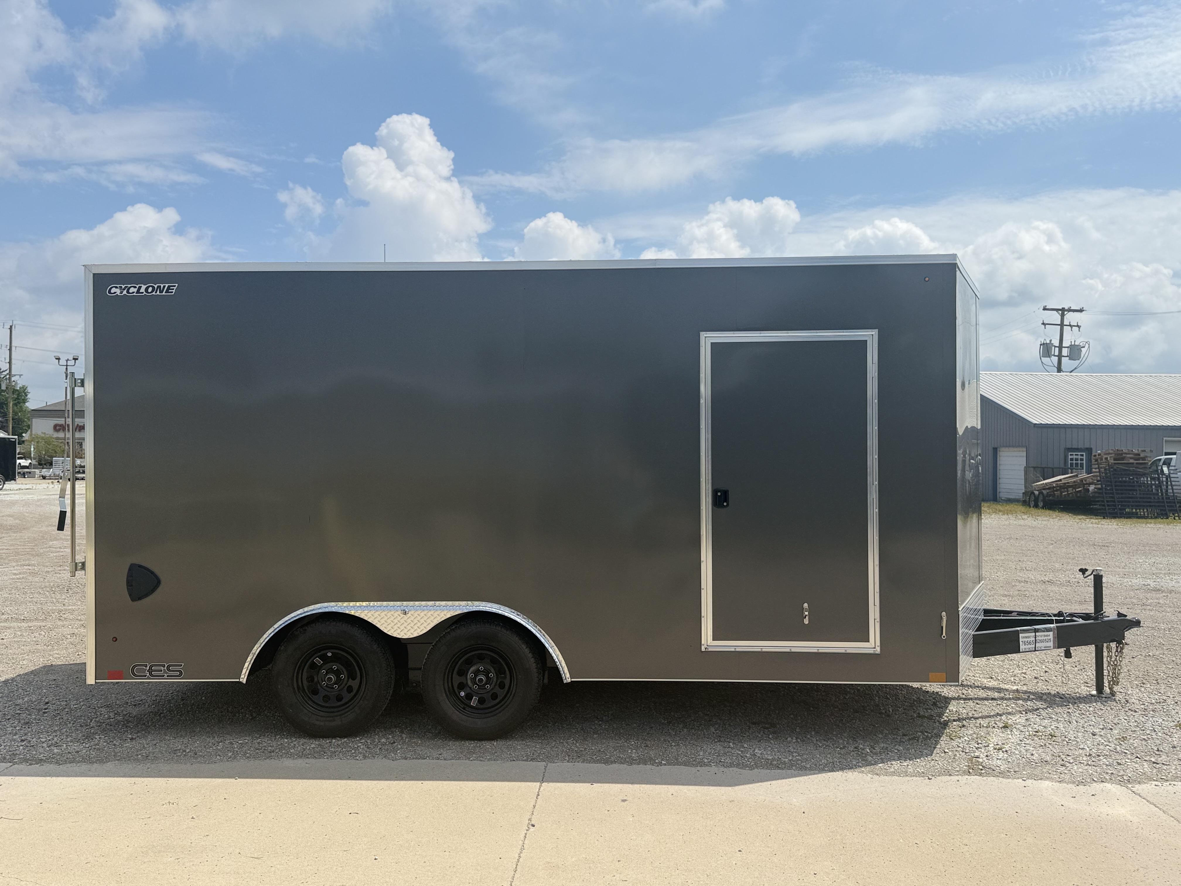 2027 Legend 8.5 x 18 Cyclone Steel V-Nose Tandem Axle Enclosed Cargo Trailer Cargo Trailer
