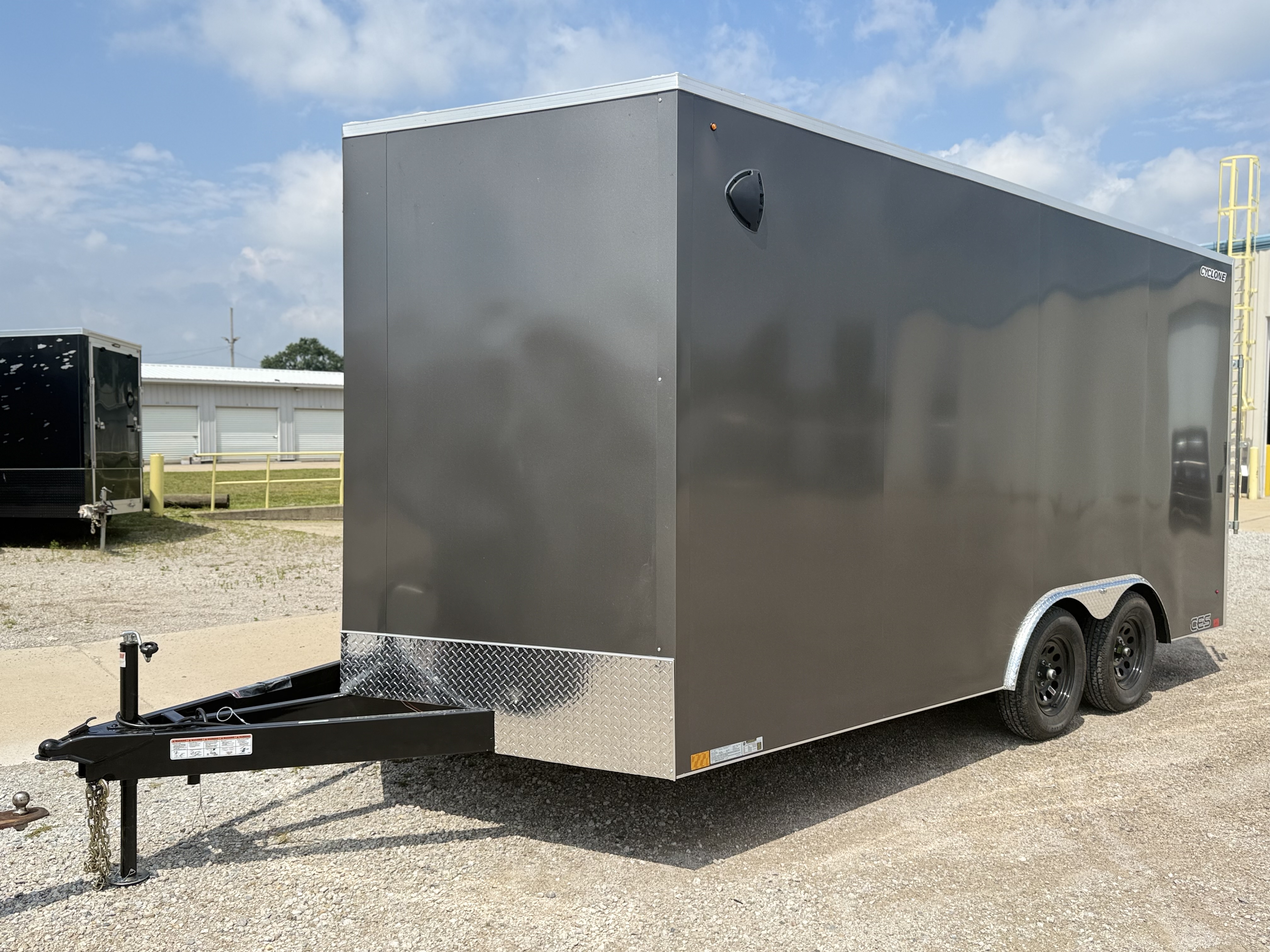 2027 Legend 8.5 x 18 Cyclone Steel V-Nose Tandem Axle Enclosed Cargo Trailer Cargo Trailer