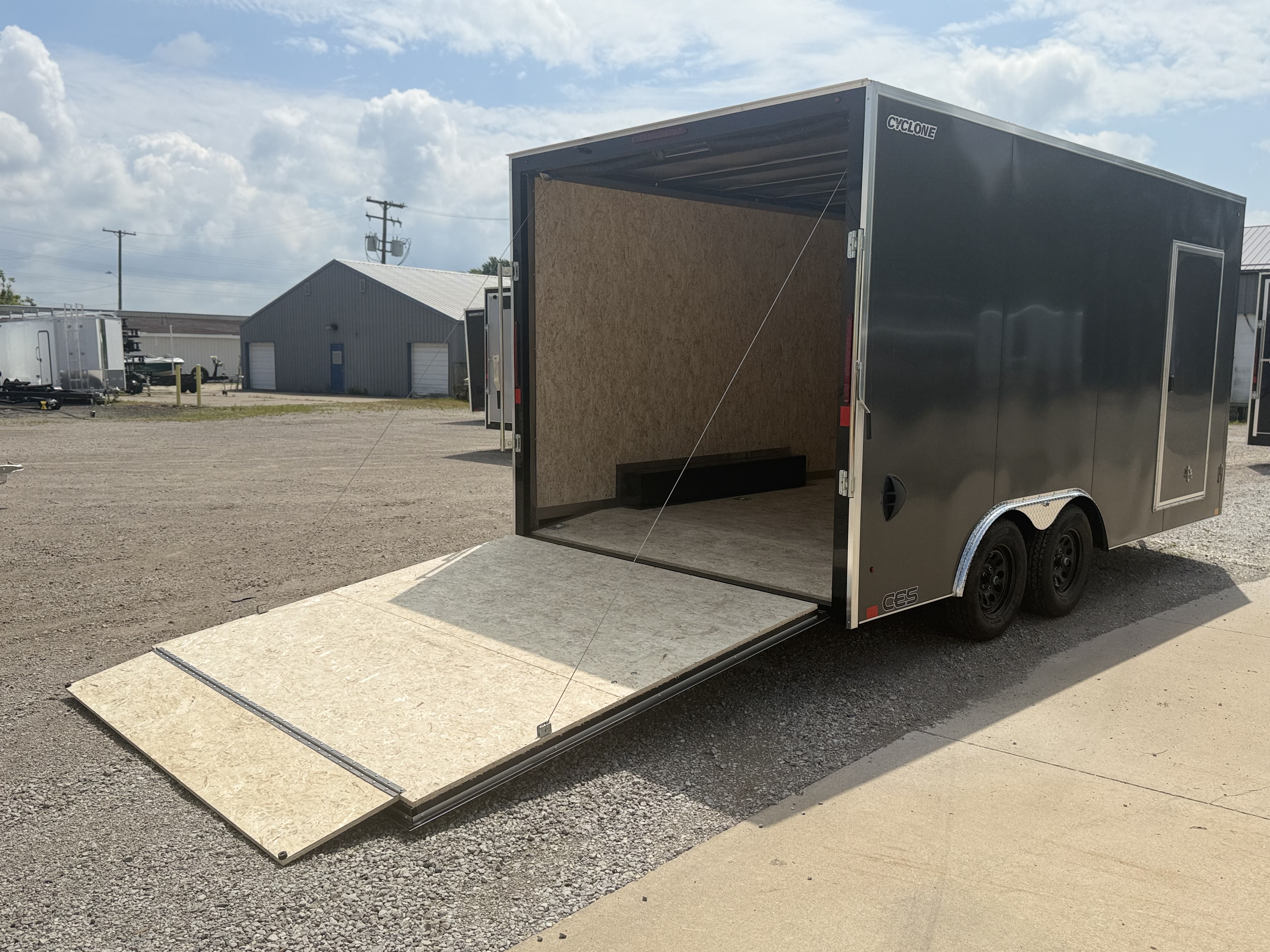 2027 Legend 8.5 x 18 Cyclone Steel V-Nose Tandem Axle Enclosed Cargo Trailer Cargo Trailer