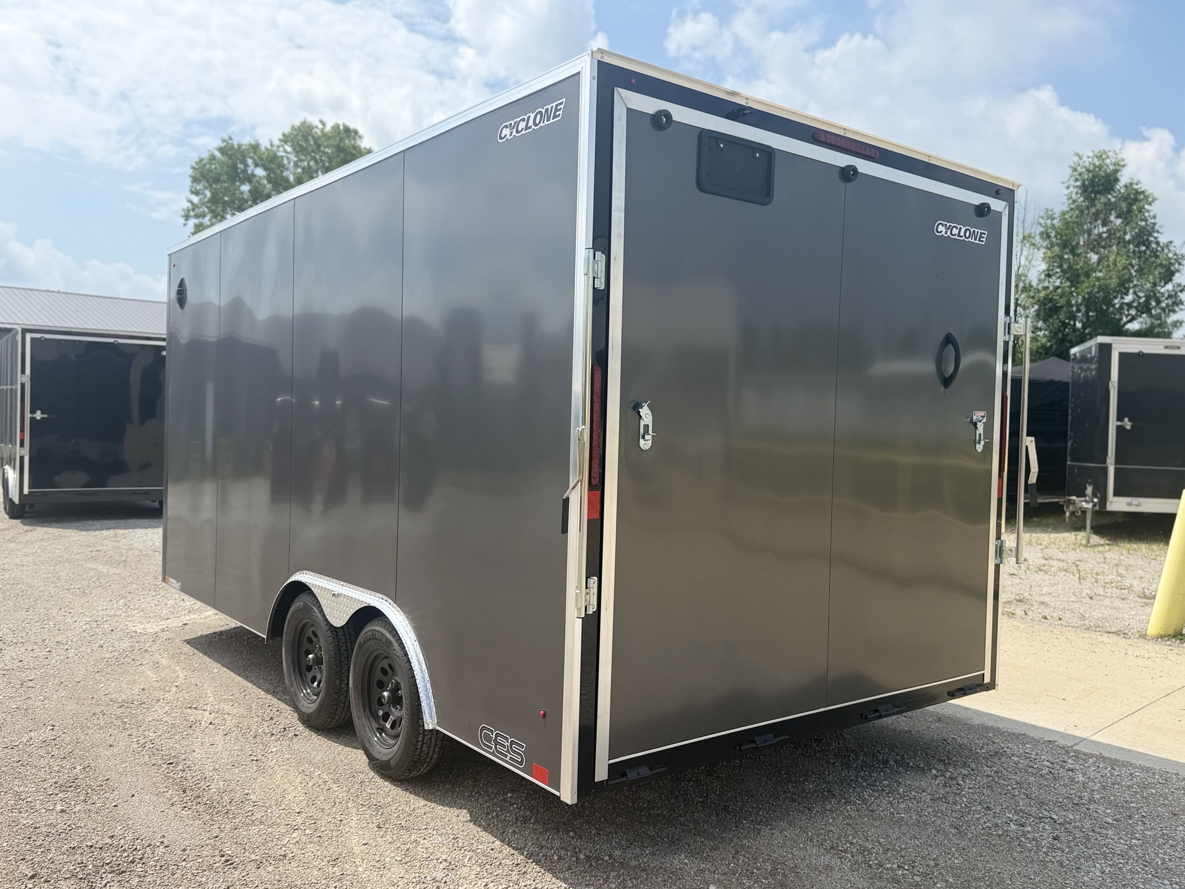 2027 Legend 8.5 x 18 Cyclone Steel V-Nose Tandem Axle Enclosed Cargo Trailer Cargo Trailer