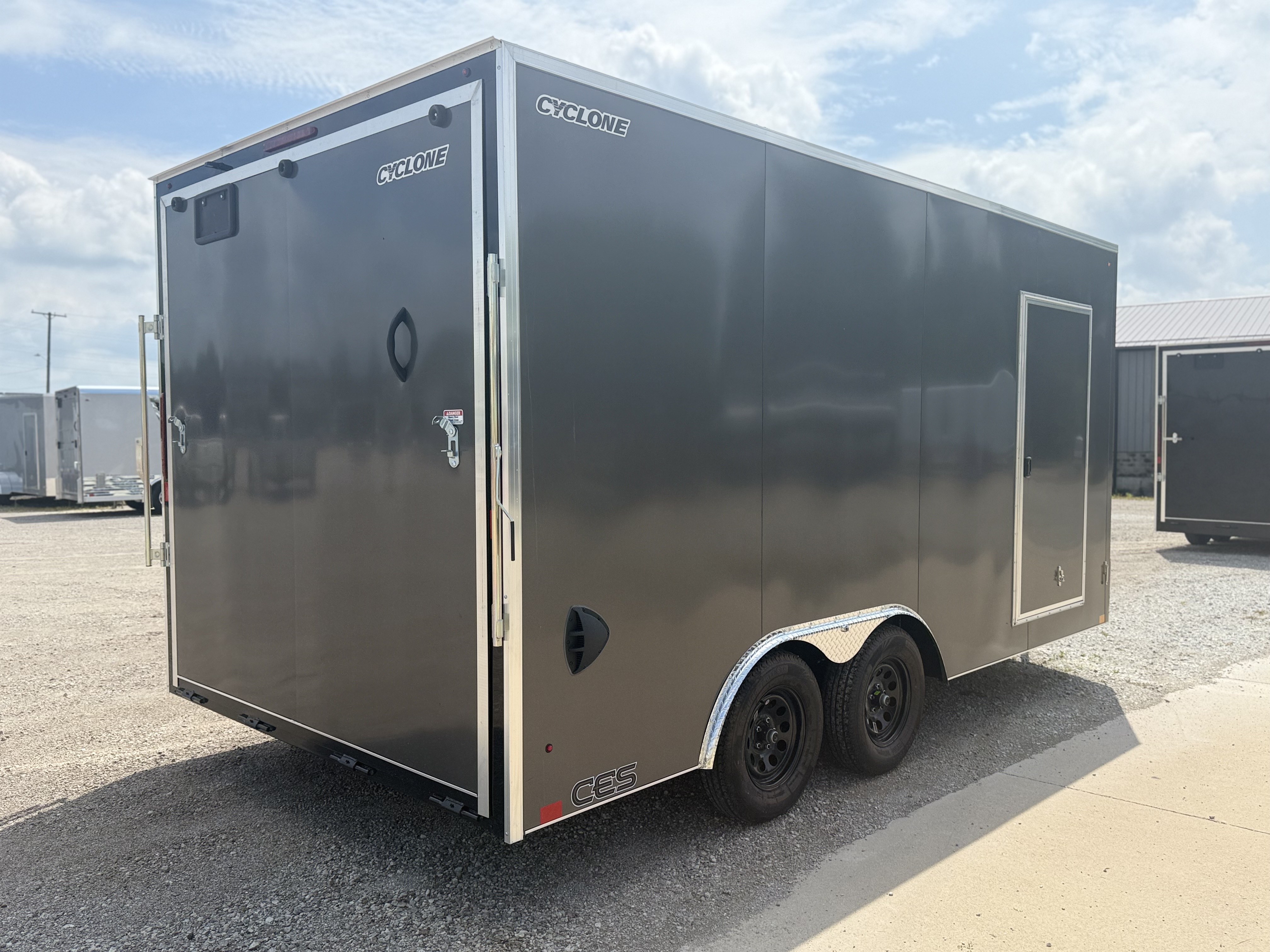 2027 Legend 8.5 x 18 Cyclone Steel V-Nose Tandem Axle Enclosed Cargo Trailer Cargo Trailer