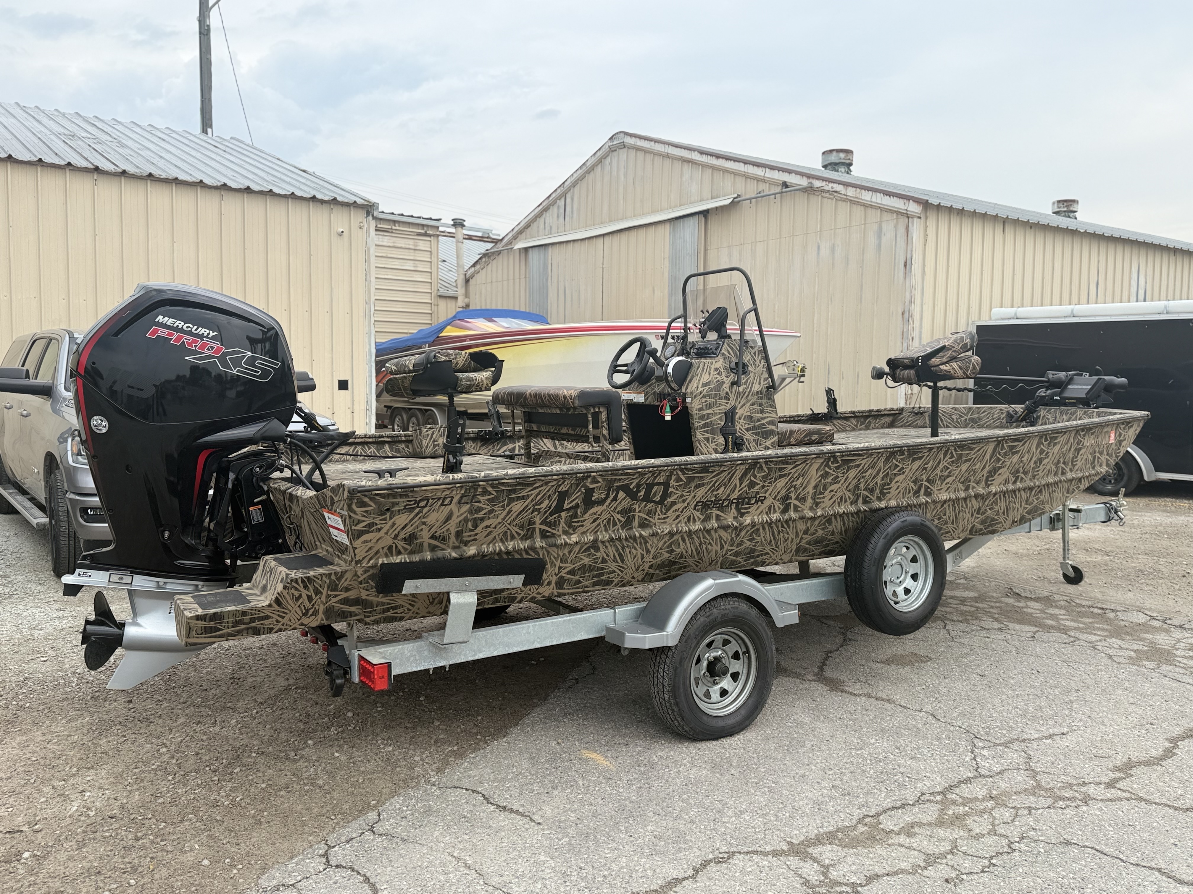 2020 Lund 2070 Predator Aluminum Center Console Fishing Boat Boats