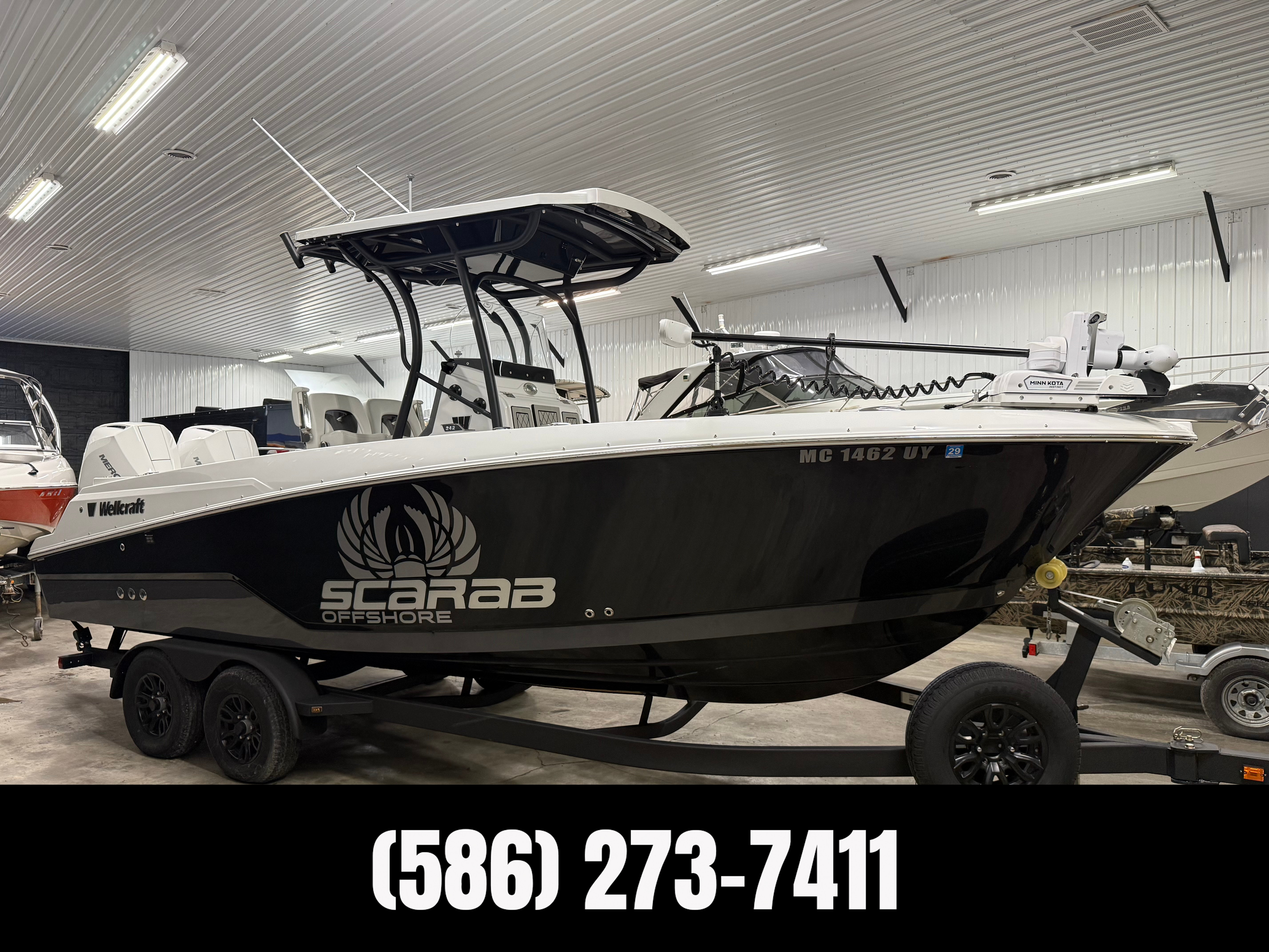 2023 Wellcraft 242 Fisherman | Twin Mercury 200s | Under 50 Hours | Trailer Included Boat