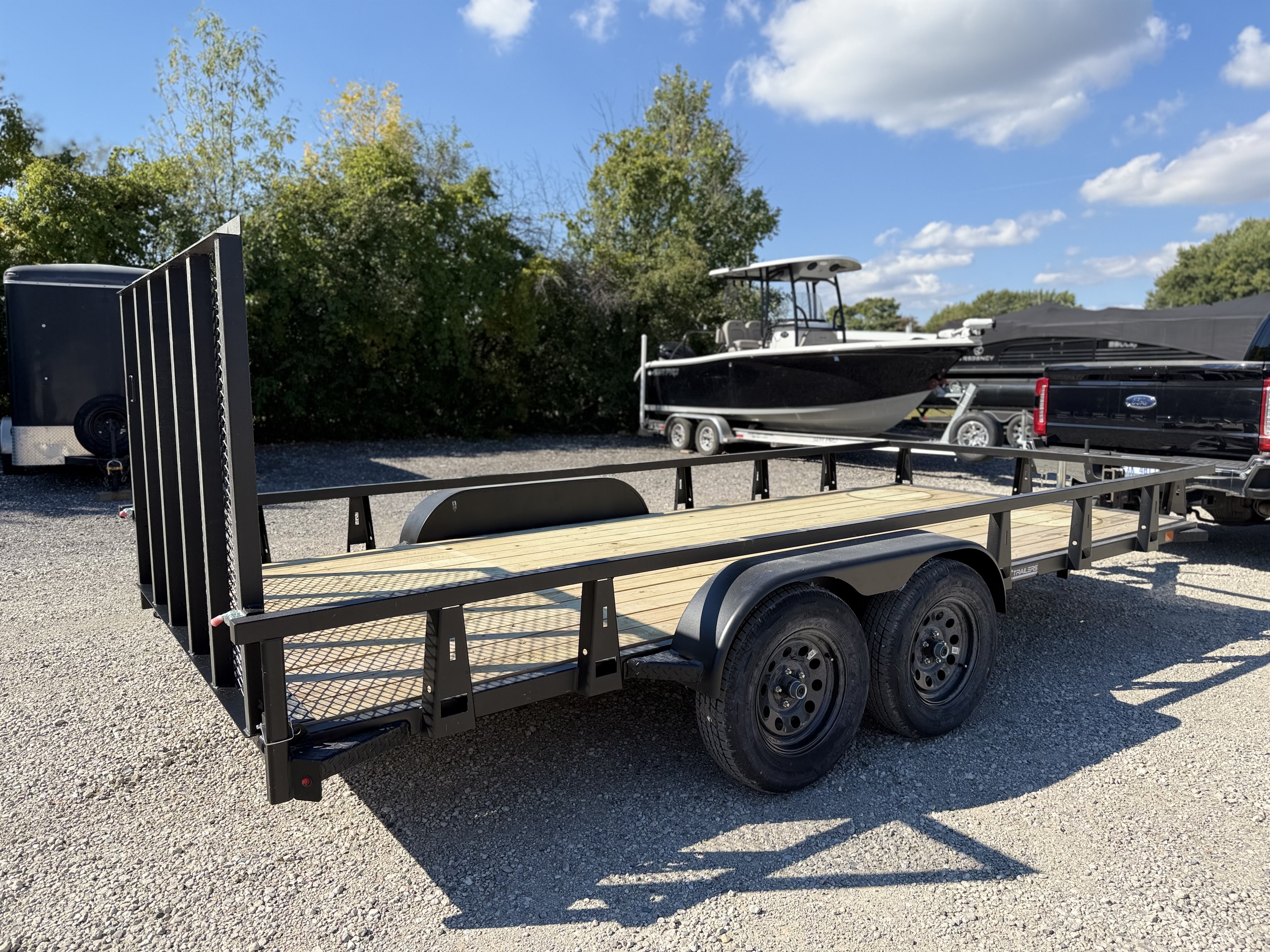 2026 HTC Trailers 7x16 Tandem Axle Steel Utility Trailer Utility Trailer