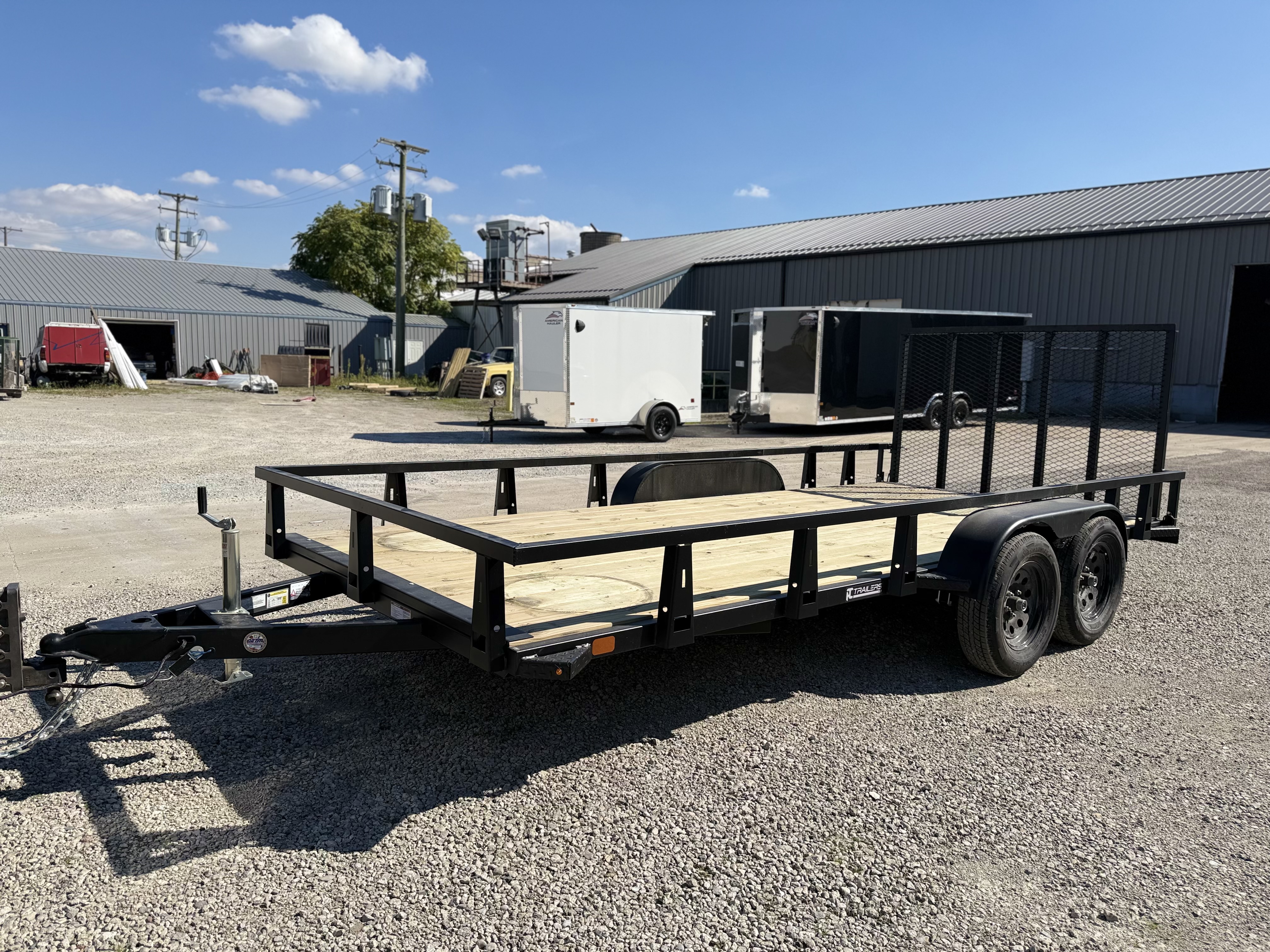 2026 HTC Trailers 7x16 Tandem Axle Steel Utility Trailer Utility Trailer