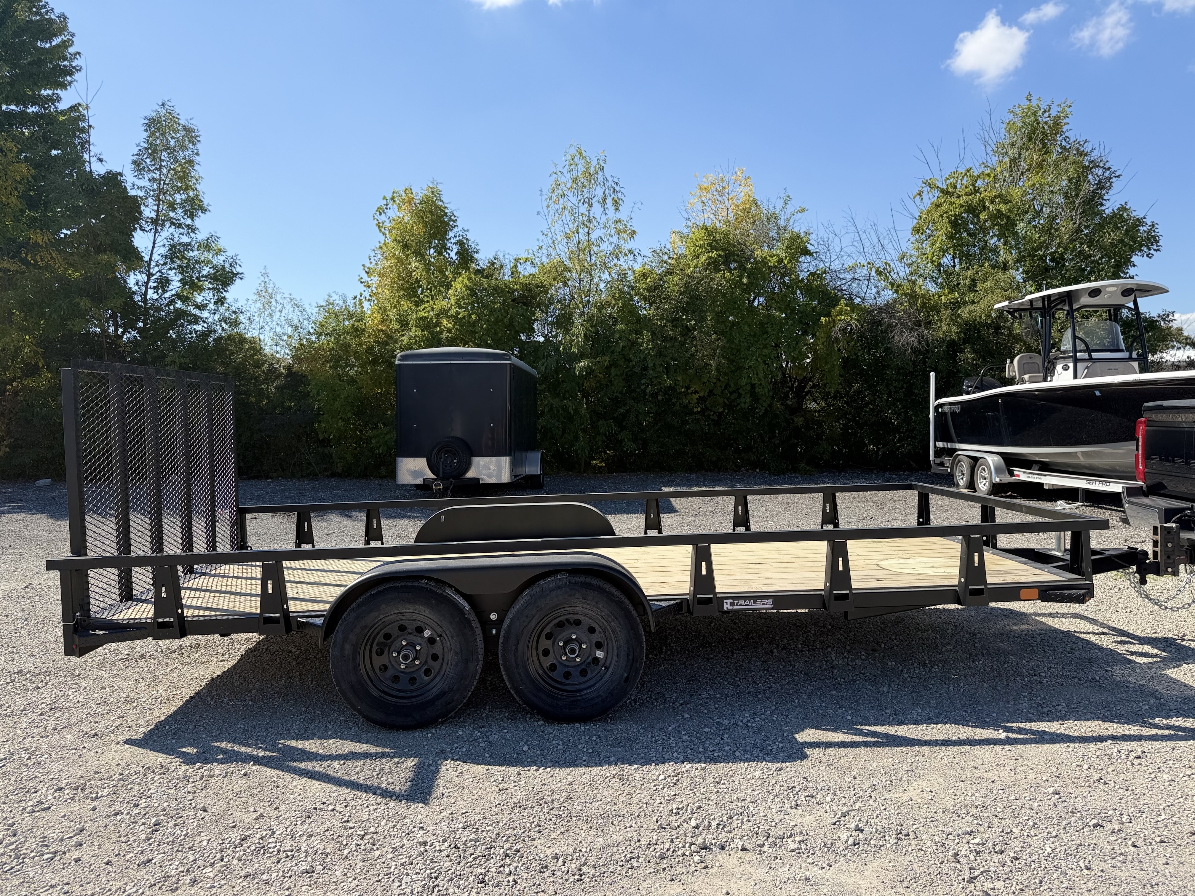 2026 HTC Trailers 7x16 Tandem Axle Steel Utility Trailer Utility Trailer