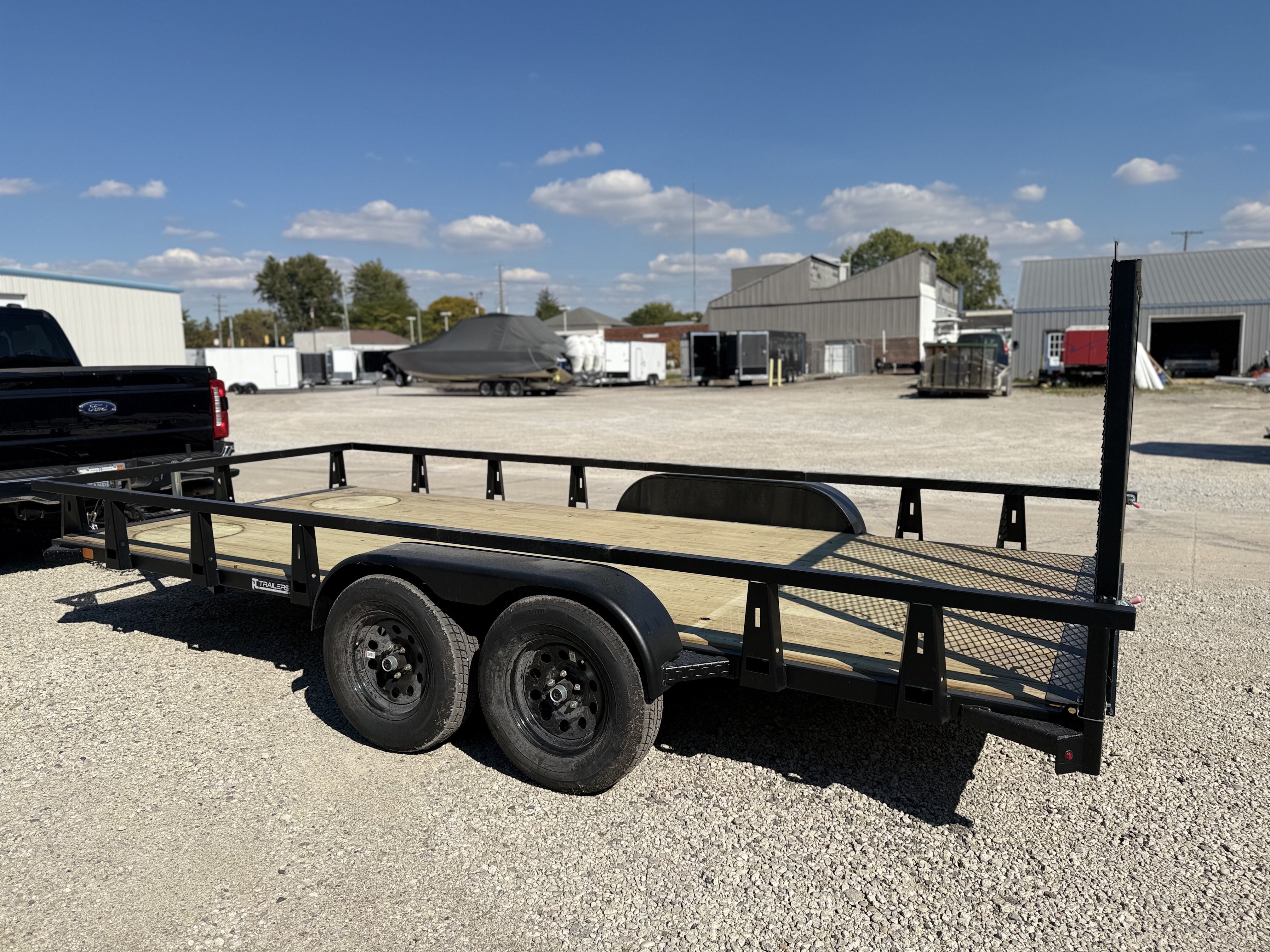 2026 HTC Trailers 7x16 Tandem Axle Steel Utility Trailer Utility Trailer