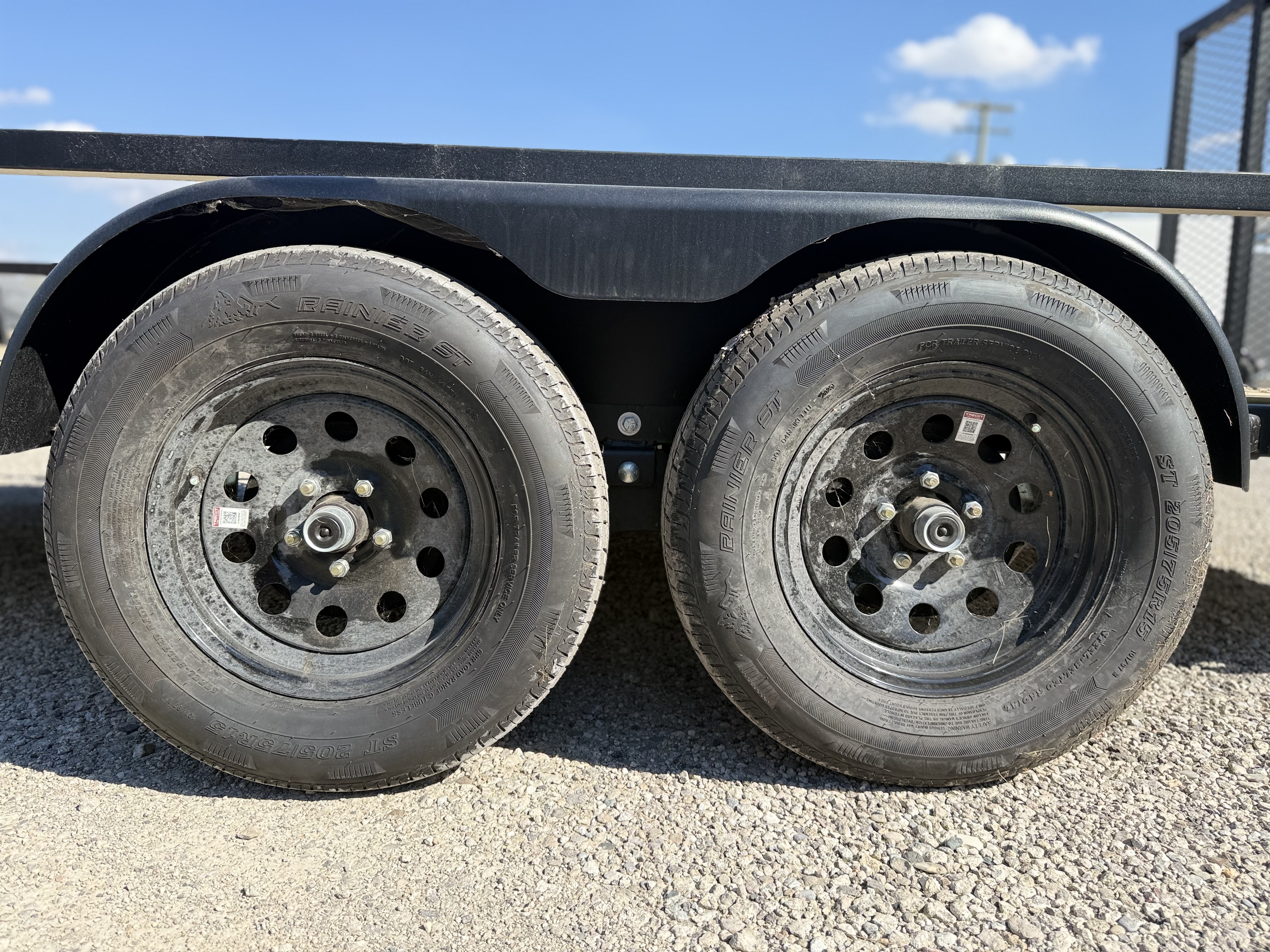 2026 HTC Trailers 7x16 Tandem Axle Steel Utility Trailer Utility Trailer
